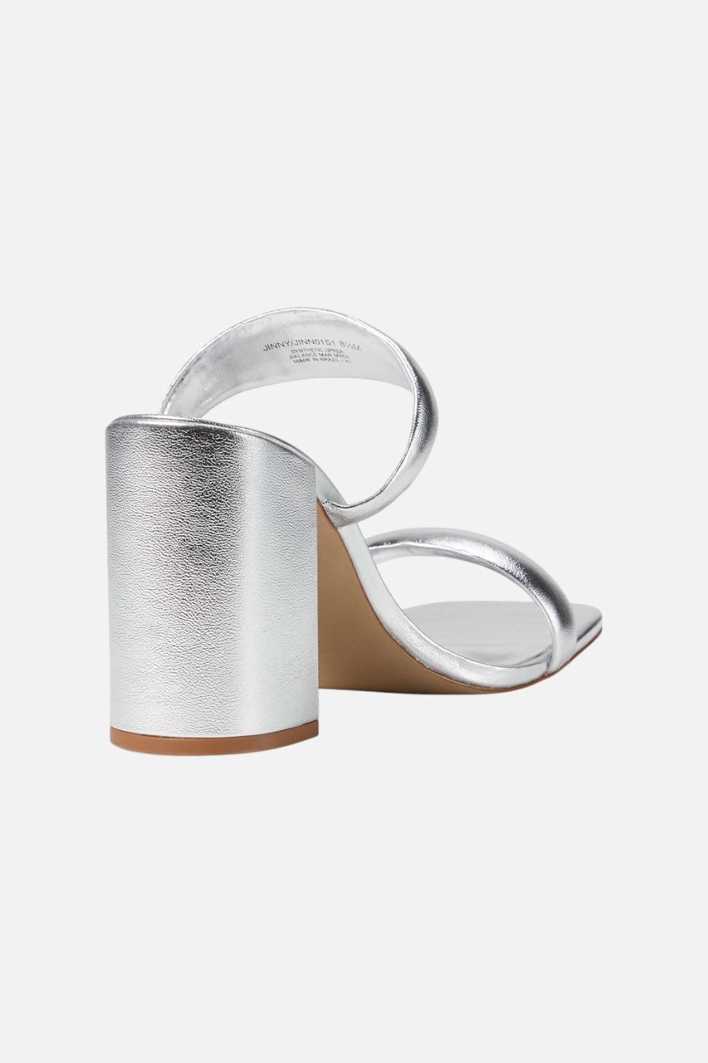 Steve Madden Jinny Silver Easy Sandals Sturdy Backing