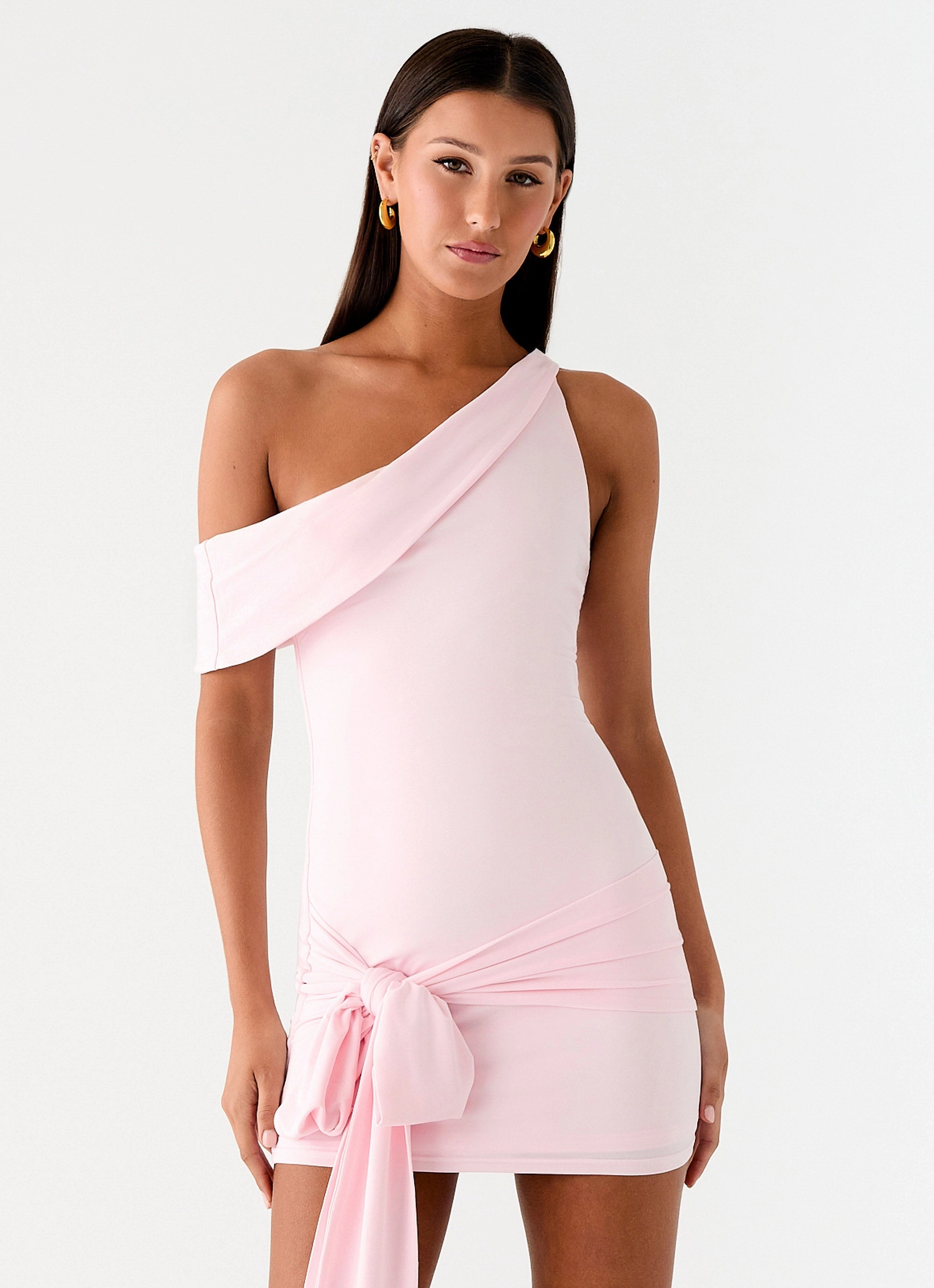 Shared Glow Mood Booster All Day Mini Dress - Baby Pink