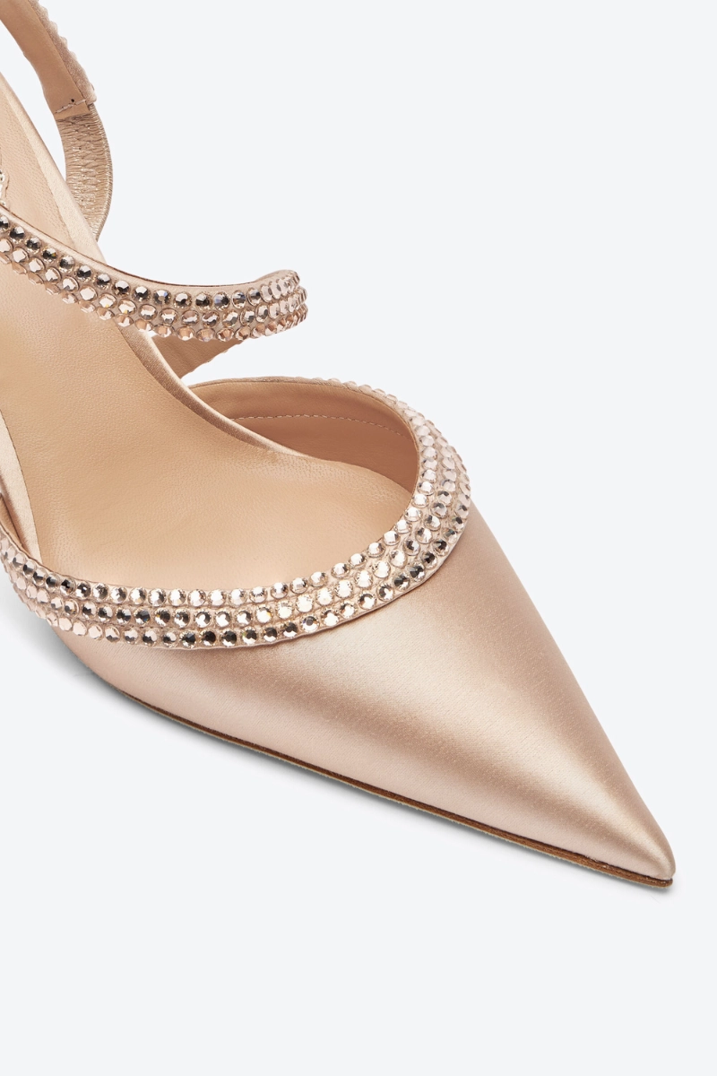 Casual Style Lisa Crystal Slingback