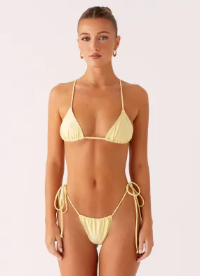 chlorine resistant Lissy Bikini Bottoms - Yellow