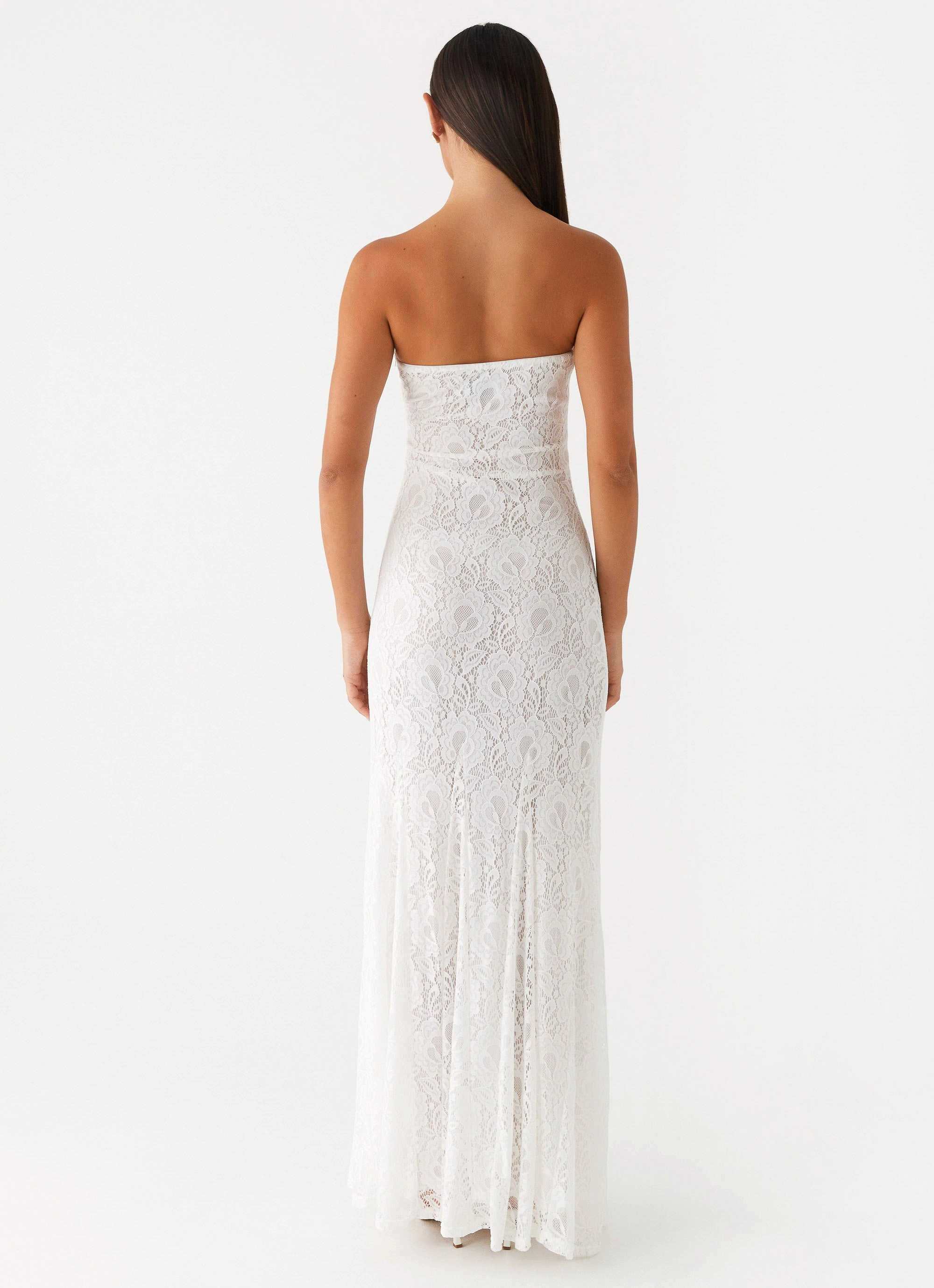 Lolita Lace Maxi Dress - Ivory Subtle Fit