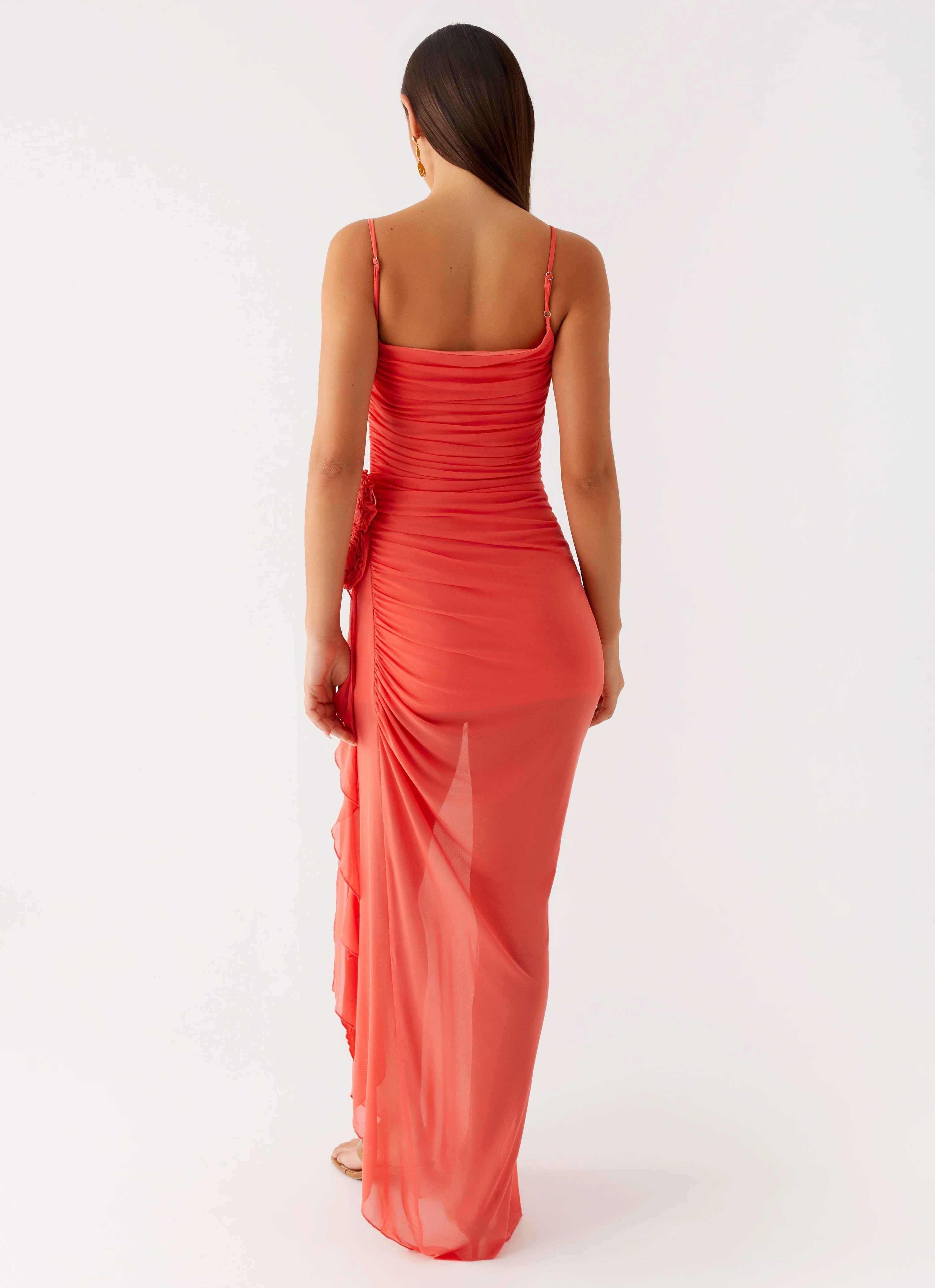 Louana Maxi Dress - Coral Midnight Mood