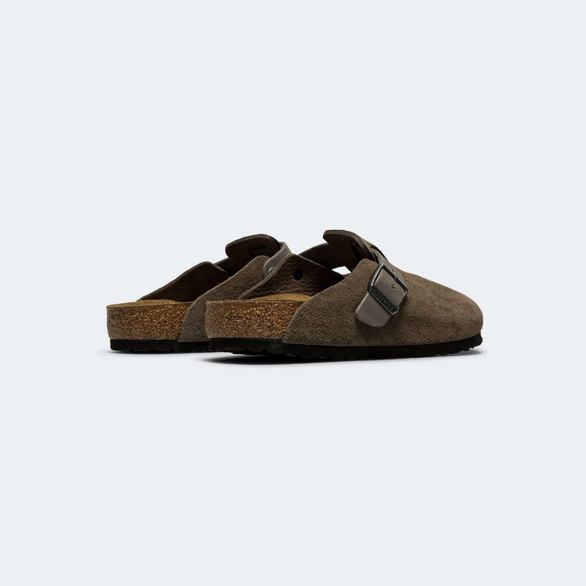 Boston - Concrete Grey Oiled/Suede Leather Sandal Care Walking Sandals