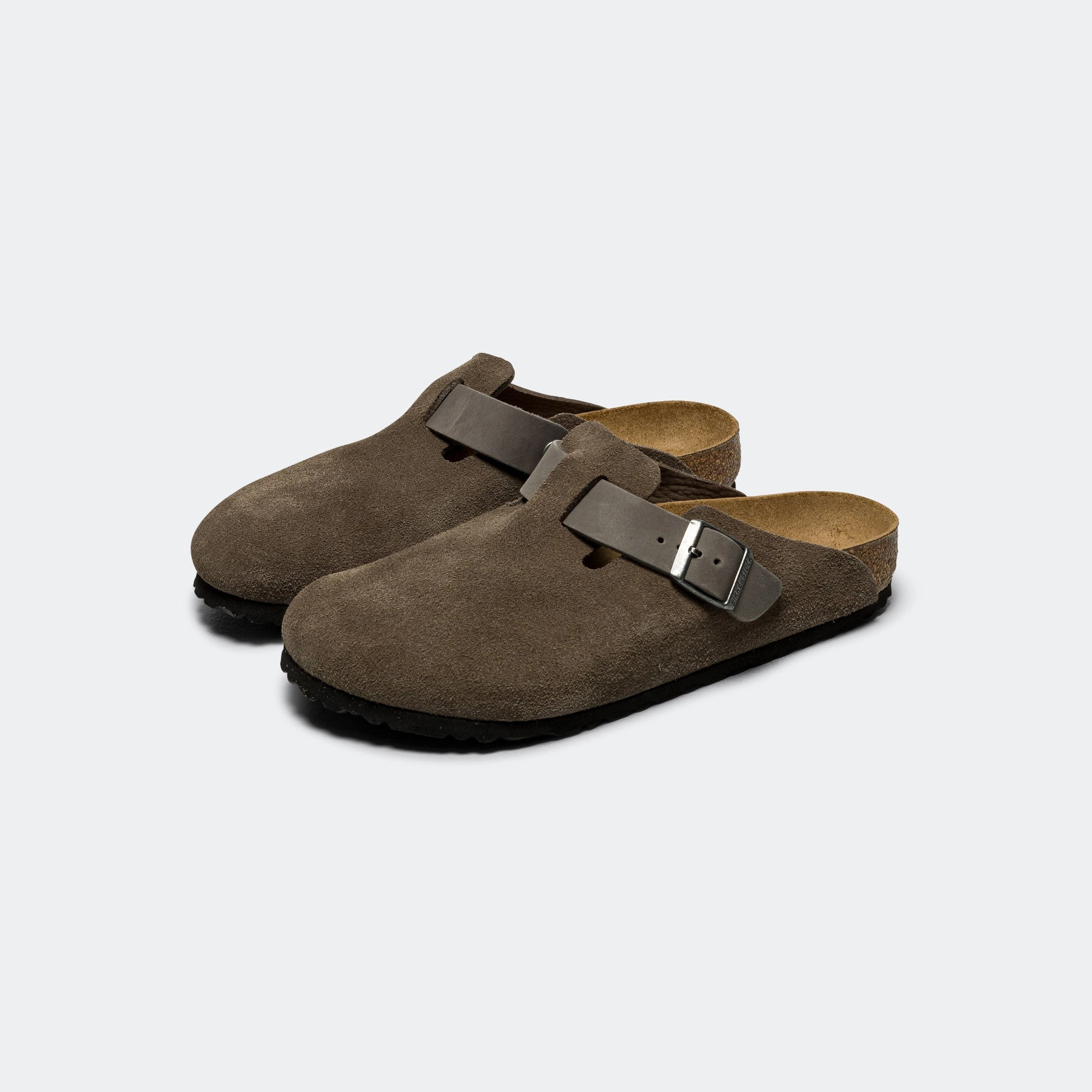 Boston - Concrete Grey Oiled/Suede Leather Everyday Comfort