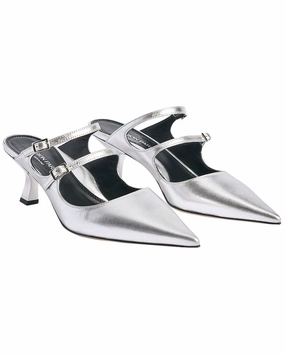 Marion Parke Francine Mule Leather Mule Slip On High   Quality