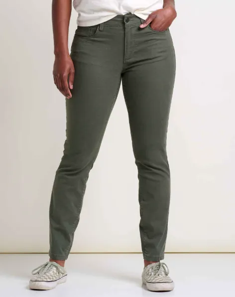 Earthworks 5 Pocket Skinny Pant No Frills Fit Versatile Layering