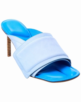 Relaxation Mode Soft Interior Jacquemus Les Mules Leather Sandal