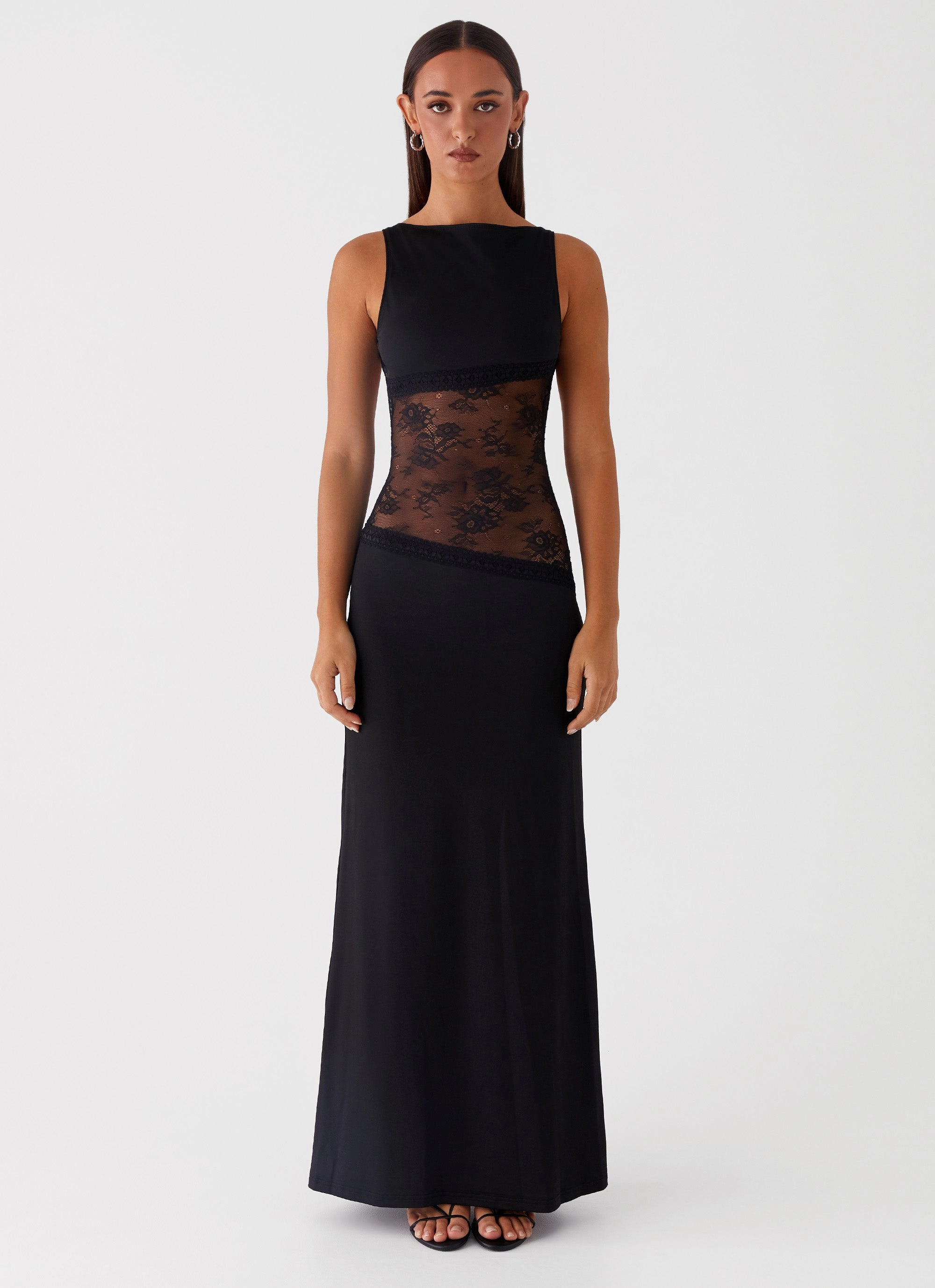 Lucinda Maxi Dress - Black Comfort Mode Luxe Mood