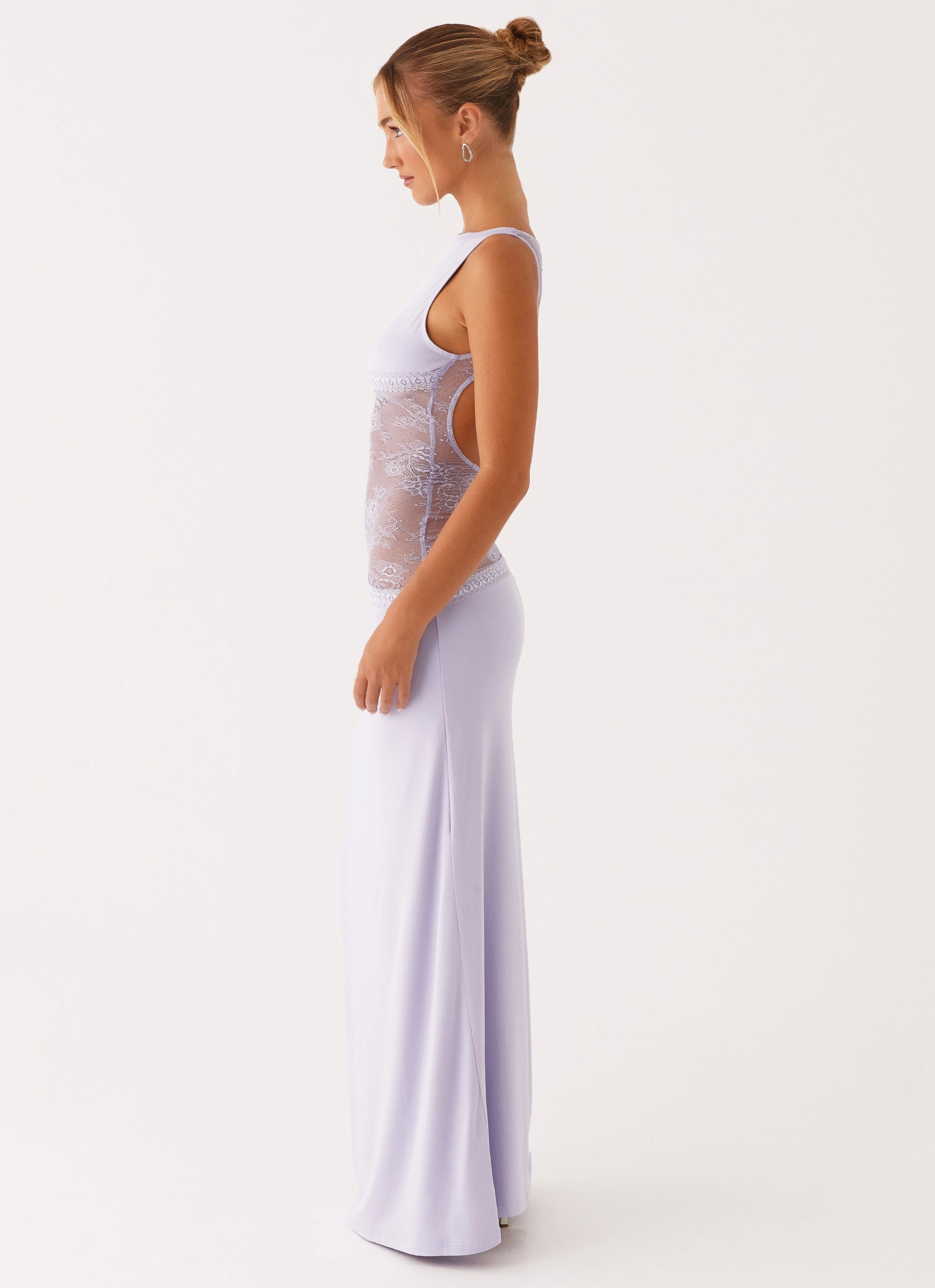 Balanced Tones Breezy Style Lucinda Maxi Dress - Lilac