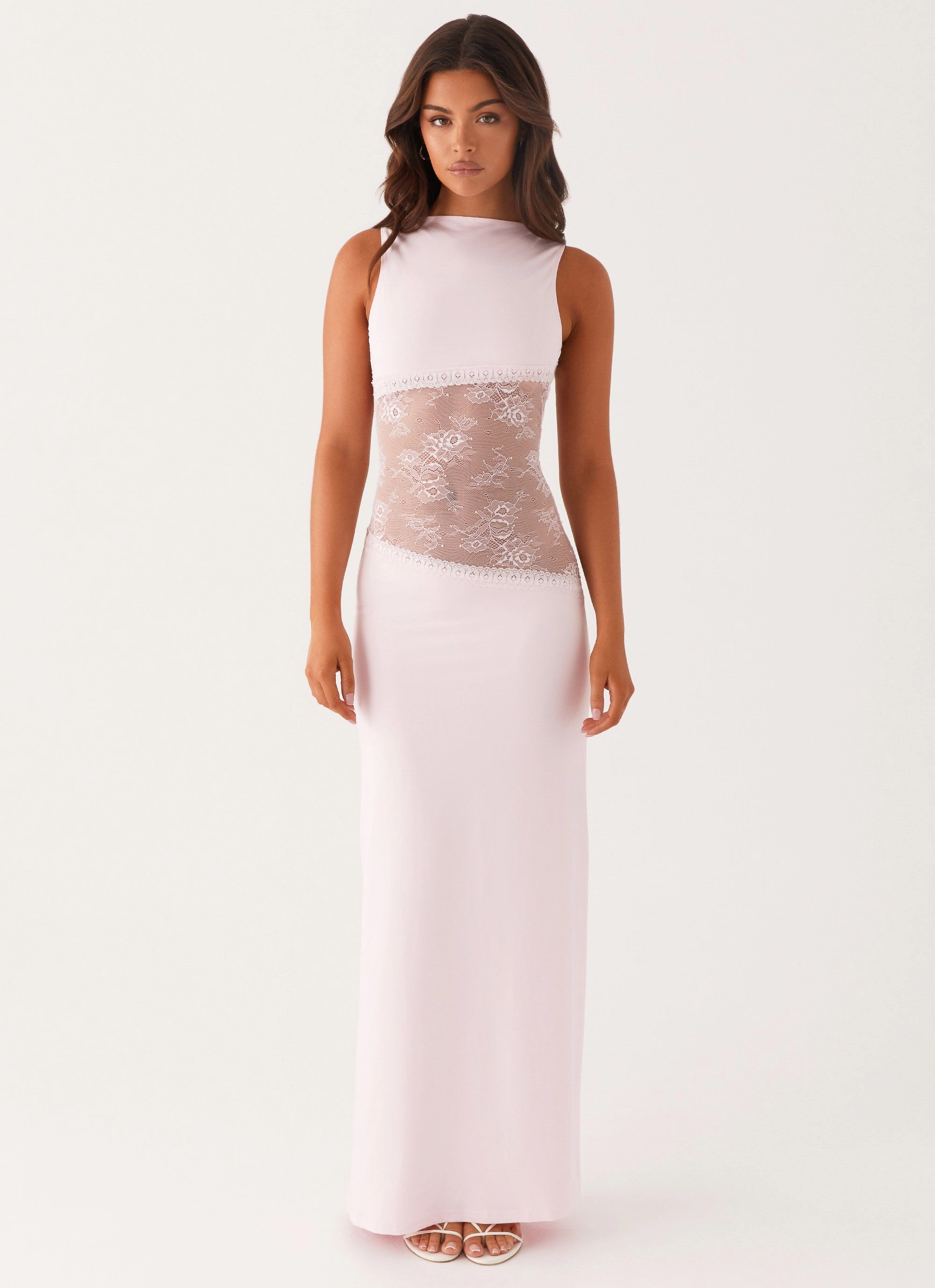 Lucinda Maxi Dress - Pink Fresh Color