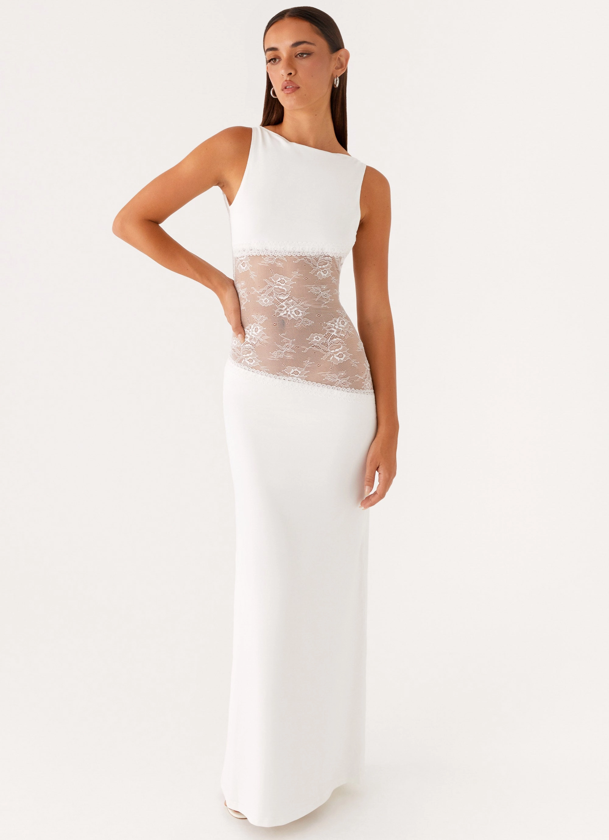 Lucinda Maxi Dress - White Versatile party outfit