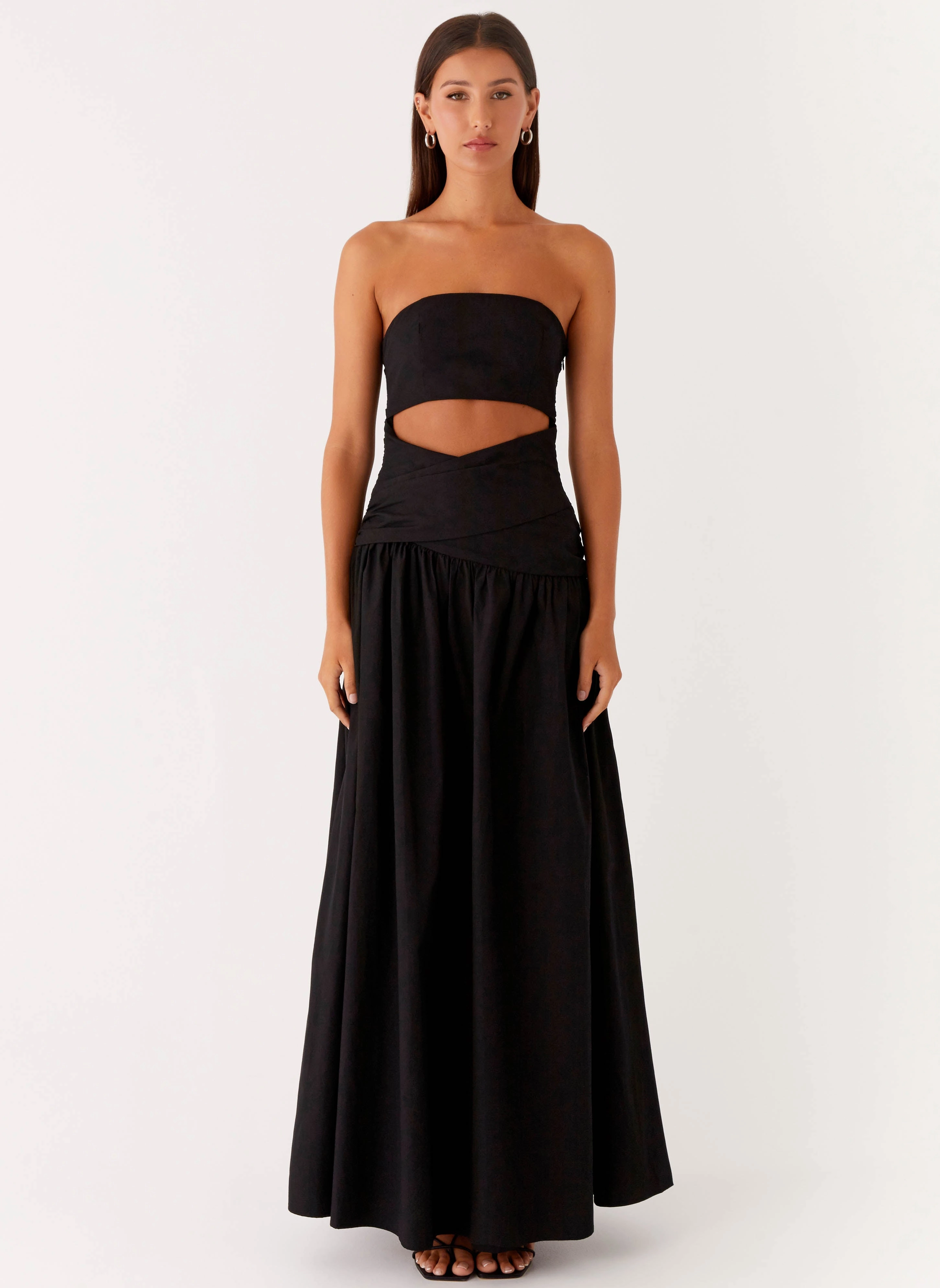 Lumen Maxi Dress - Black Flexible Fit