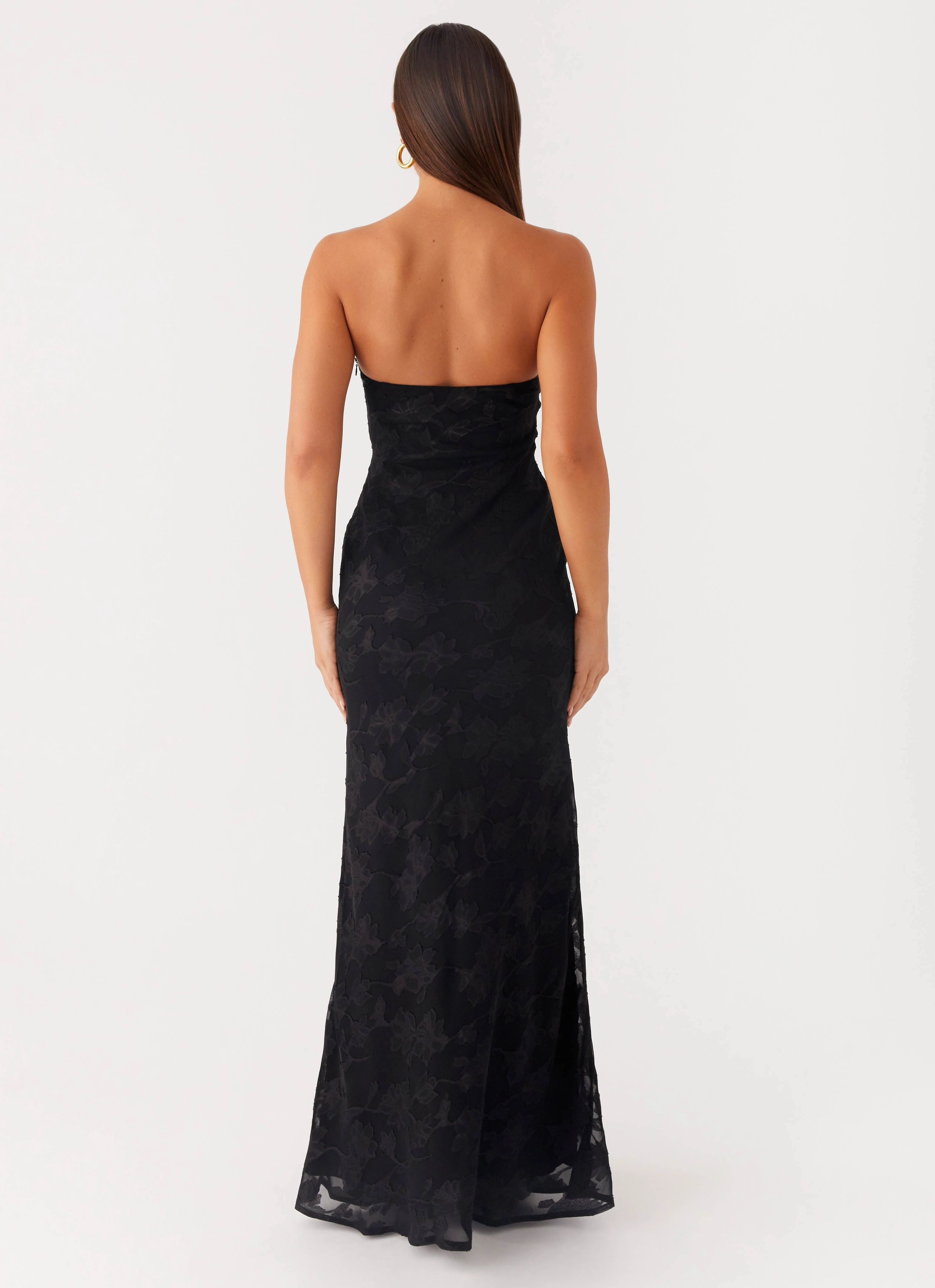 Non-Pilling Lunar Maxi Dress - Black
