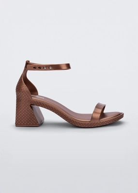 Lux Heel - Metallic Copper Wide fit