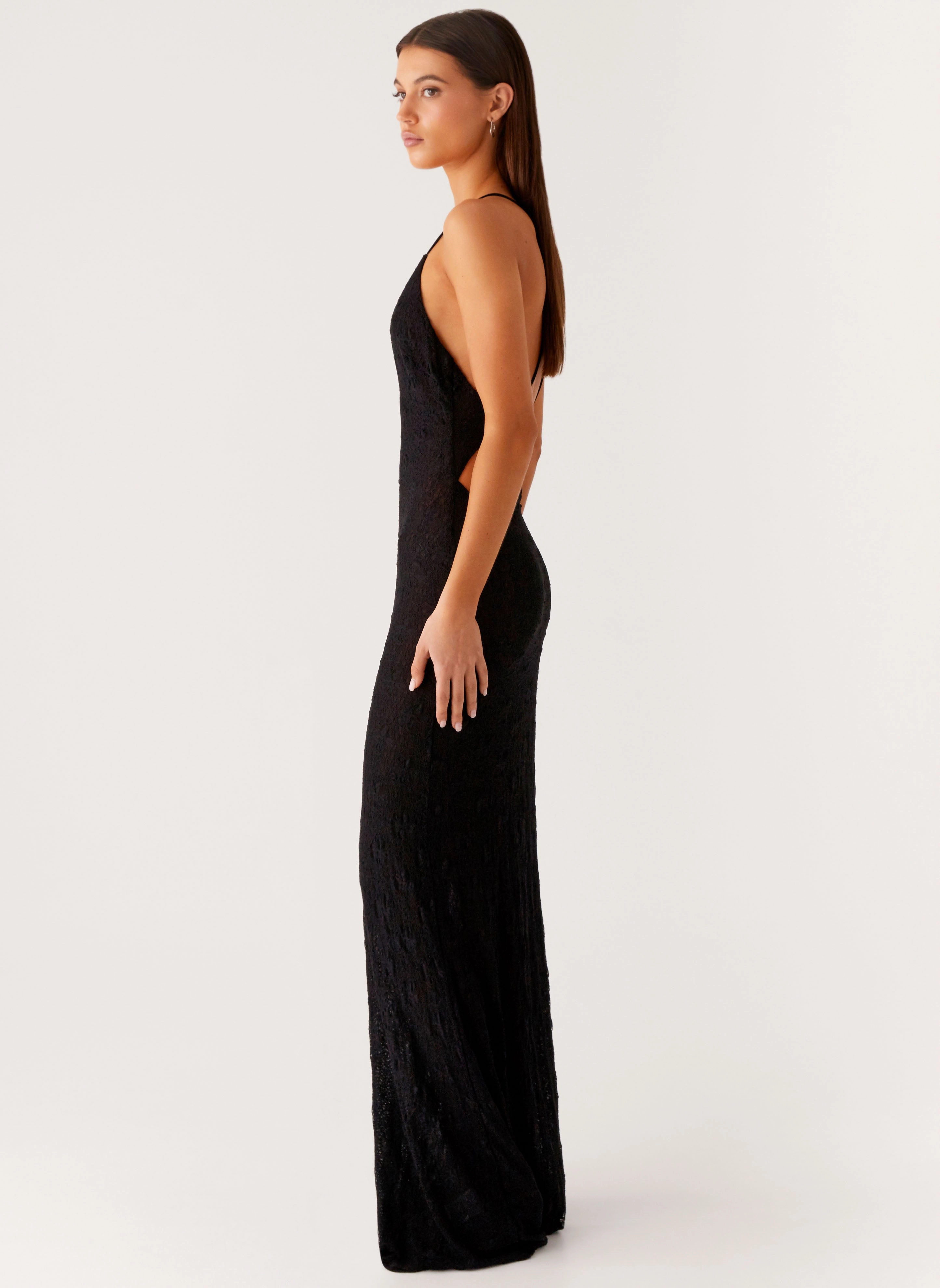 Kylia Maxi Dress - Black Comfortable Touch