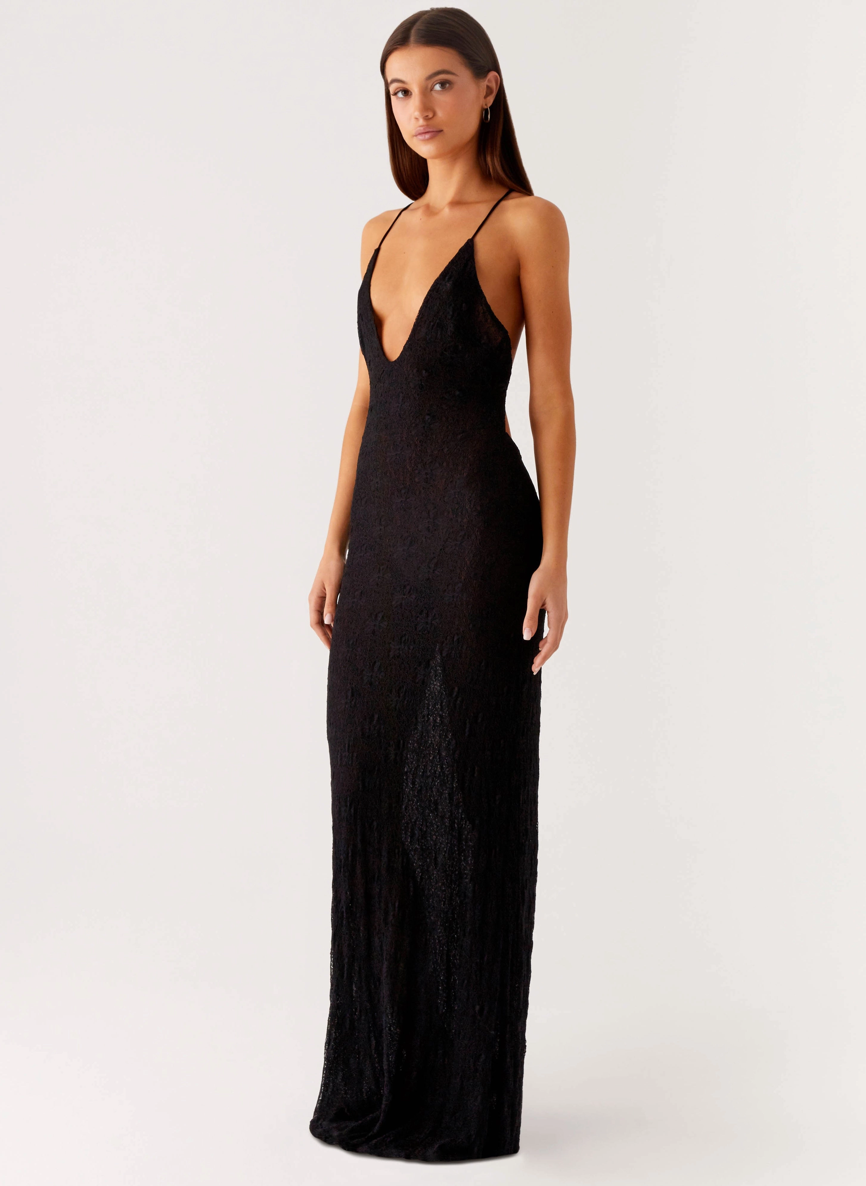 Smart Blend Kylia Maxi Dress - Black