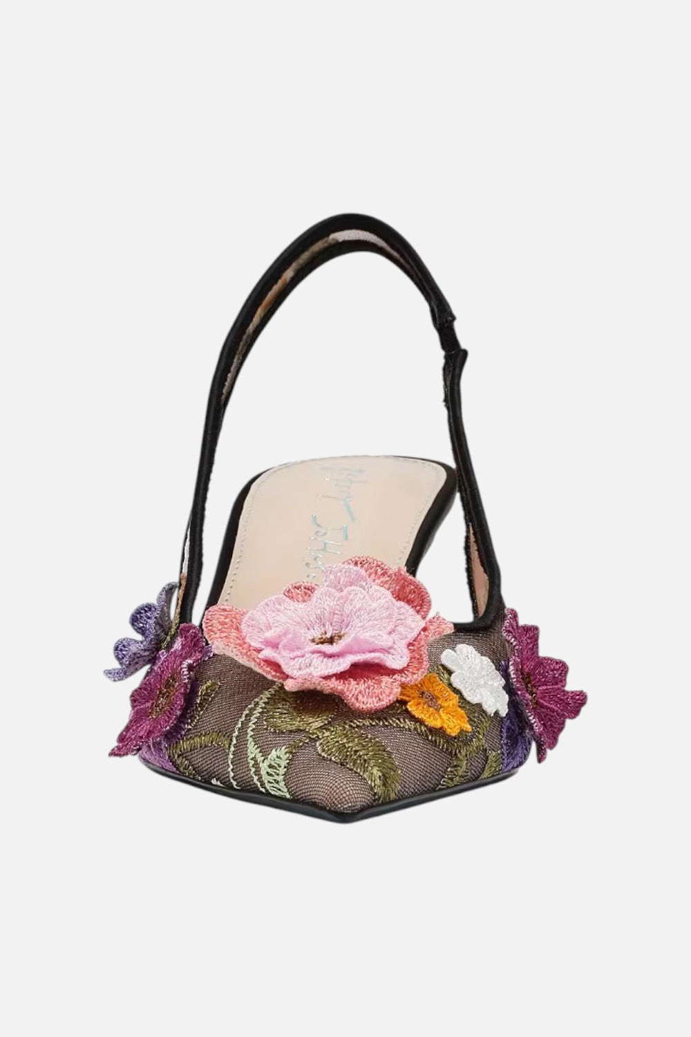 Smart Vibe Sophisticated Betsey Johnson Dian Slingback Pump in Black Floral