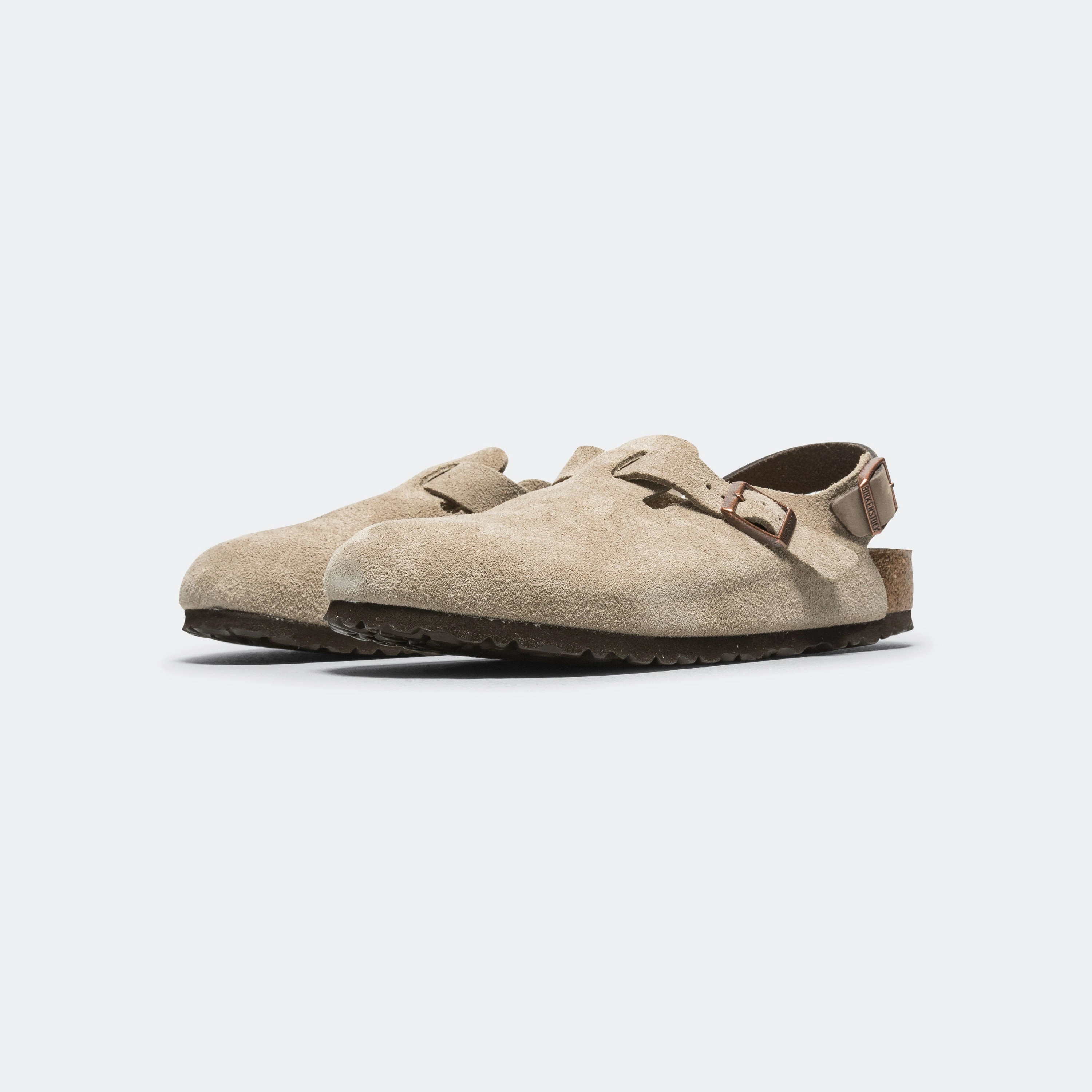 On Foot Tokio - Taupe Suede Leather