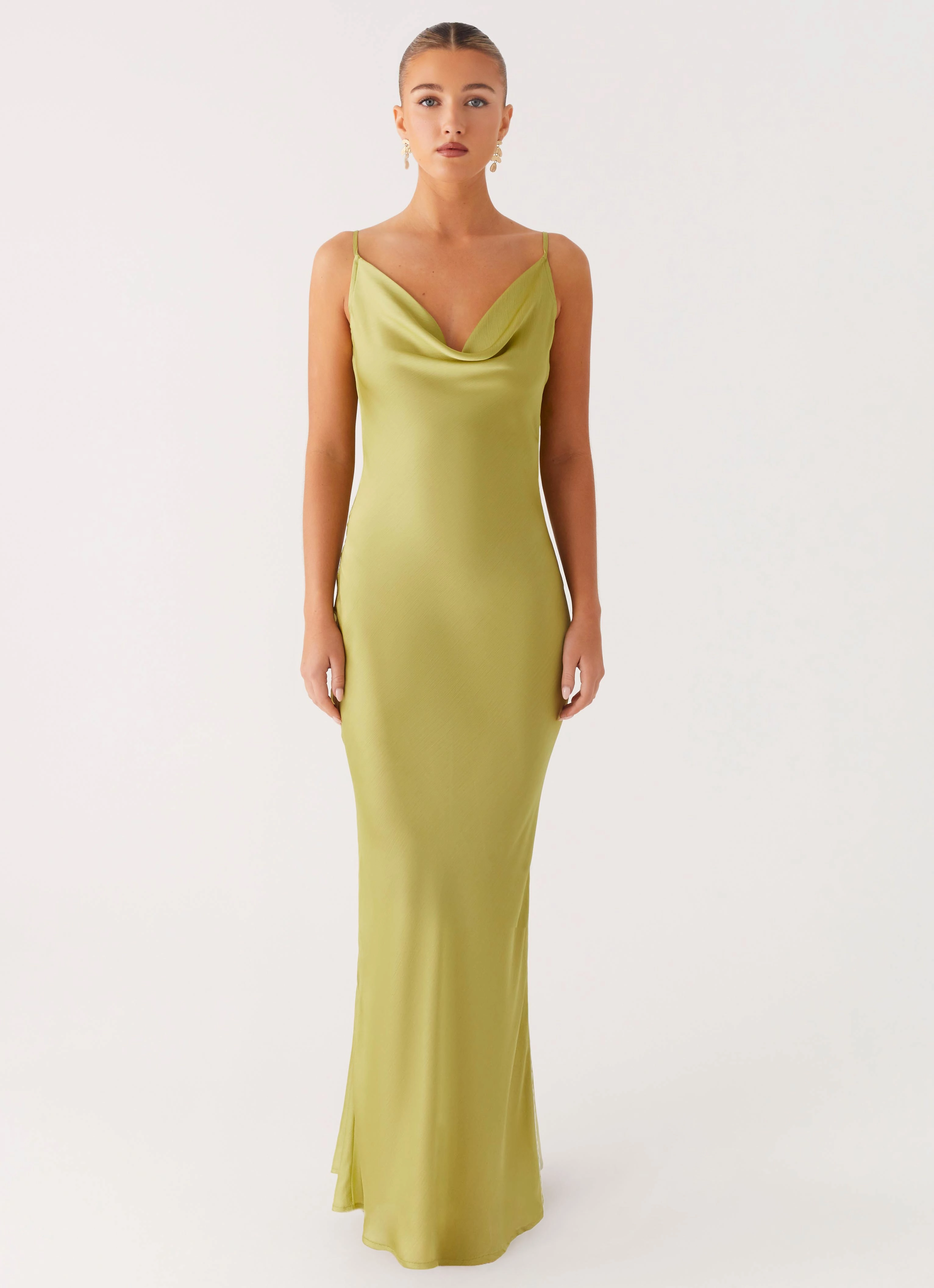 Effortless Layering Jade Escape Maxi Dress - Lime