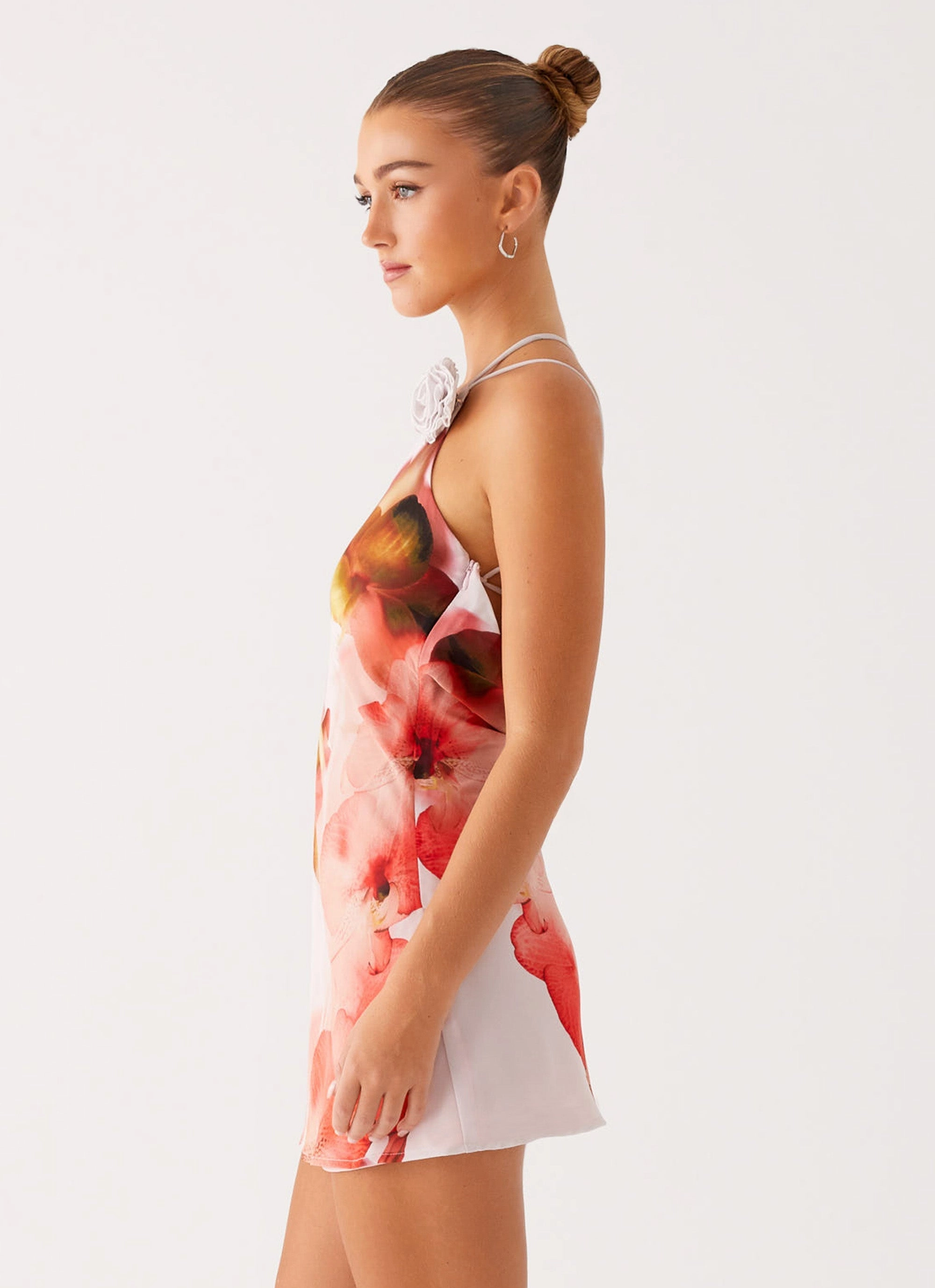Kia Mini Dress - Peach Rose Breathable wear
