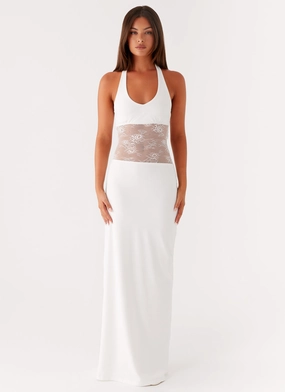 Daytime Mood Main Focus Maxi Dress - White