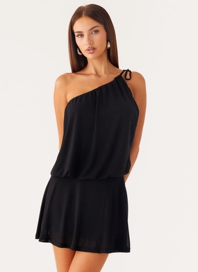Makes Sense Mini Dress - Black All Season Style