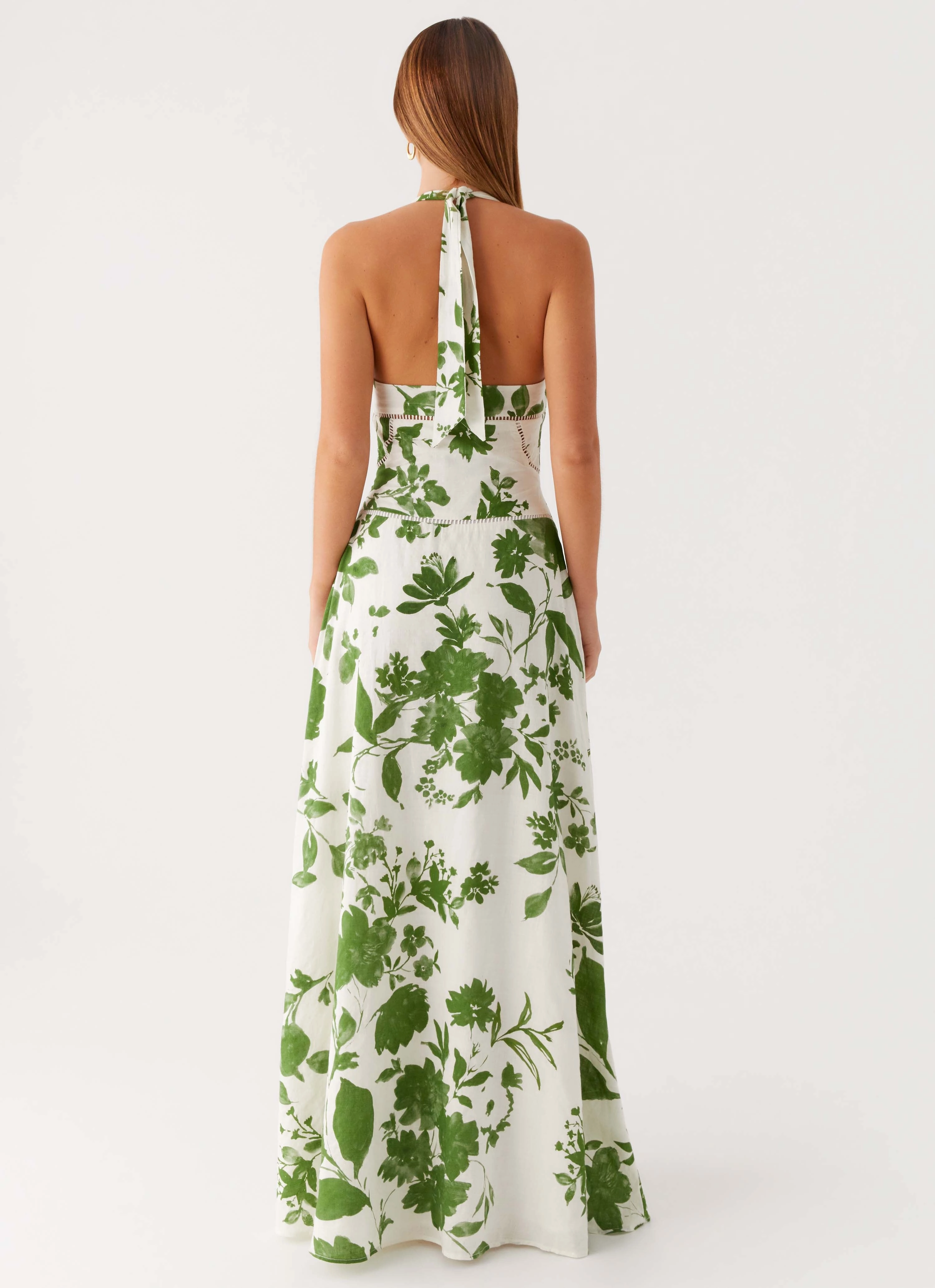 Ember Valley Maxi Dress - Verdant Bloom Clean Chic Matte Look