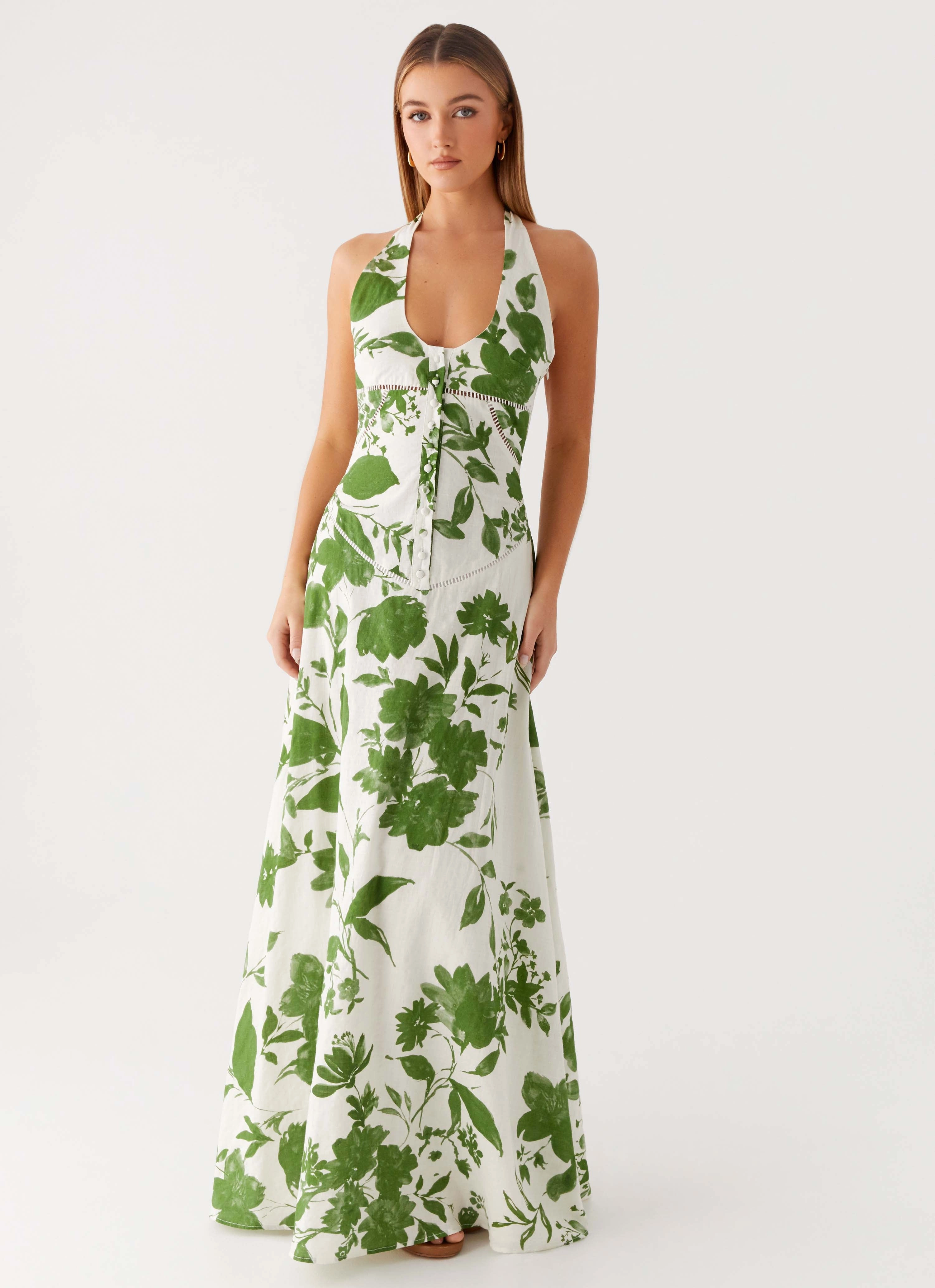 Ember Valley Maxi Dress - Verdant Bloom garden wedding