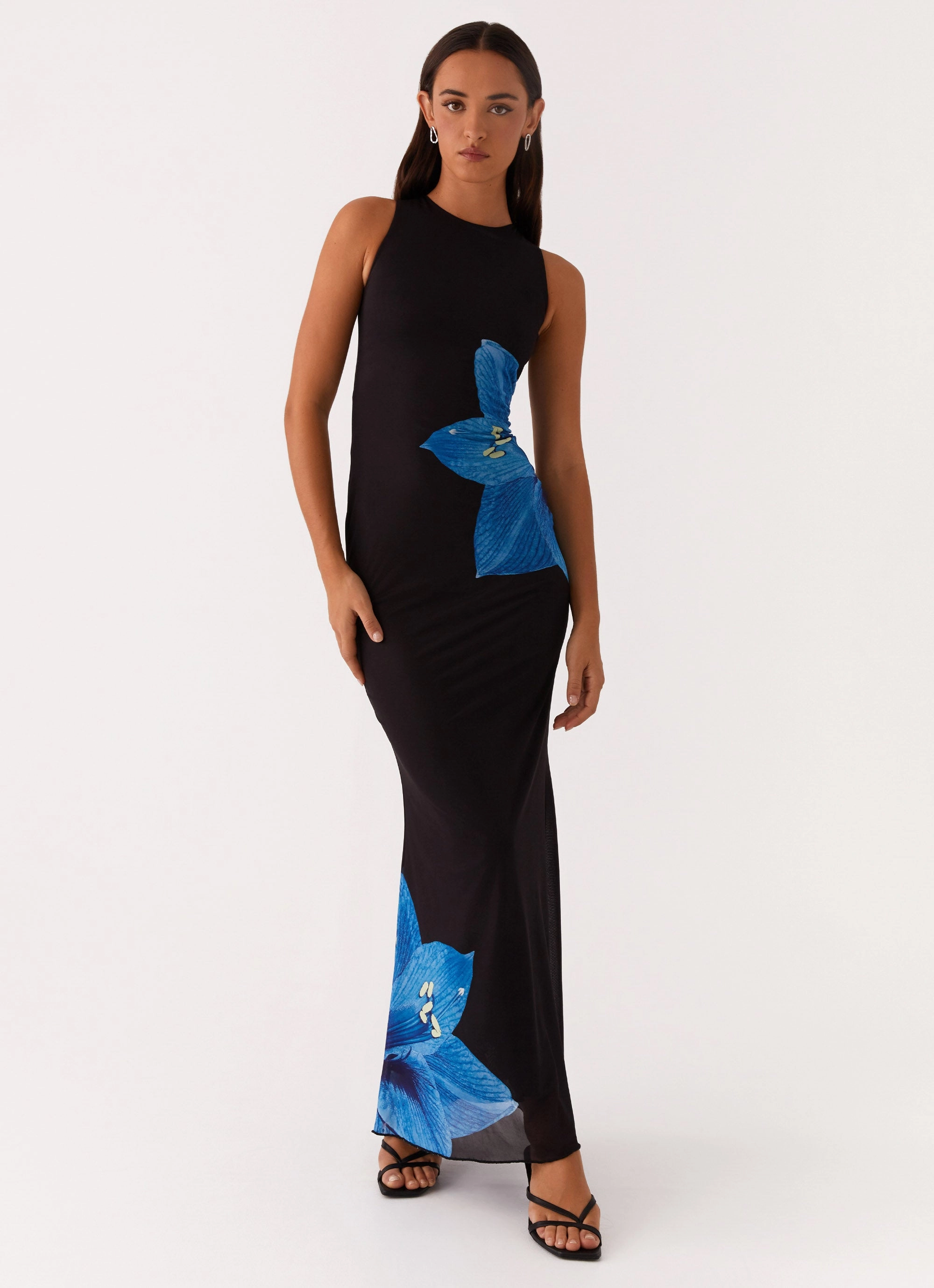Manhattan Nights Maxi Dress - Black Festival Mood