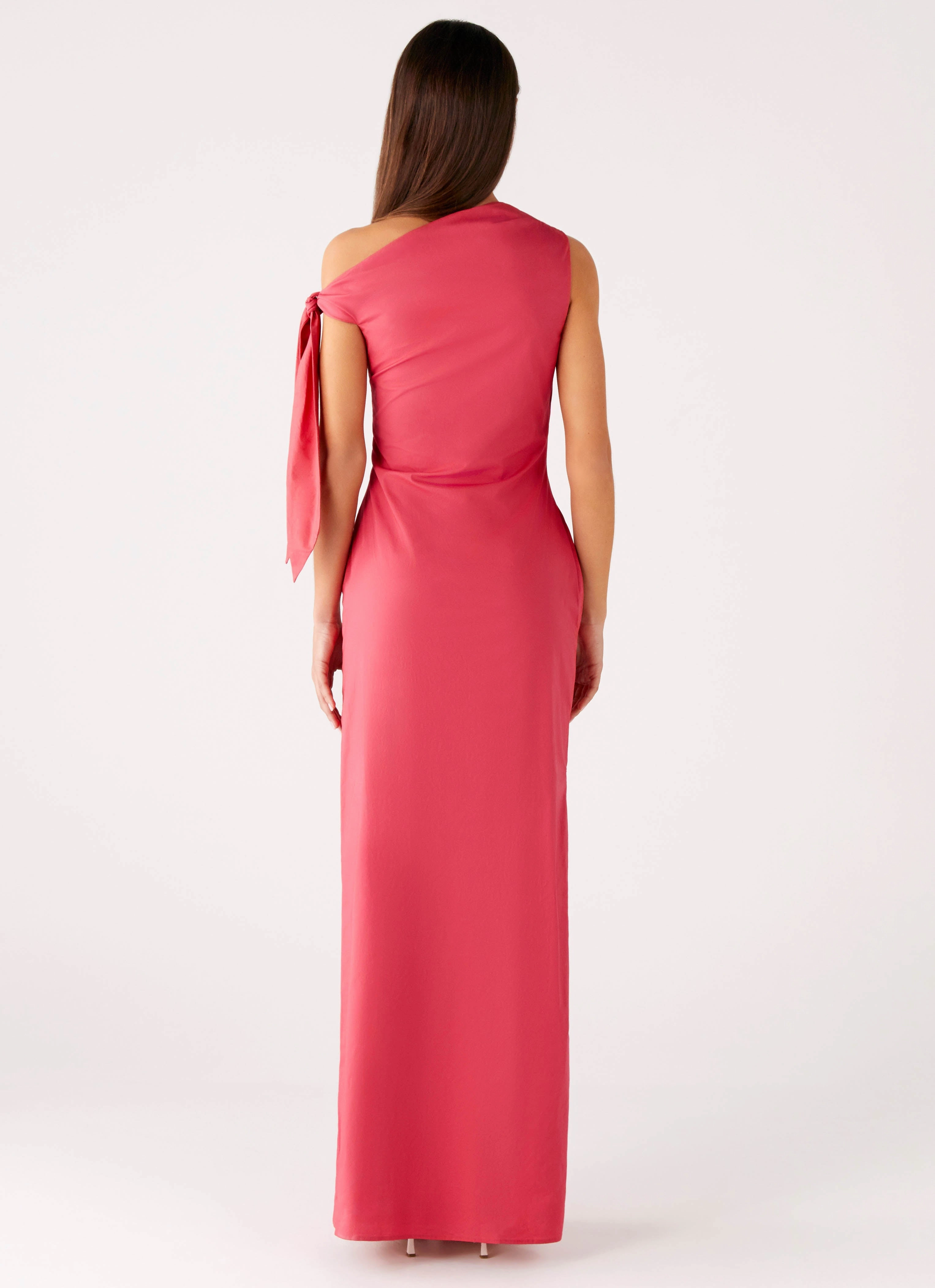 Marella Maxi Dress - Coral Cool Structure