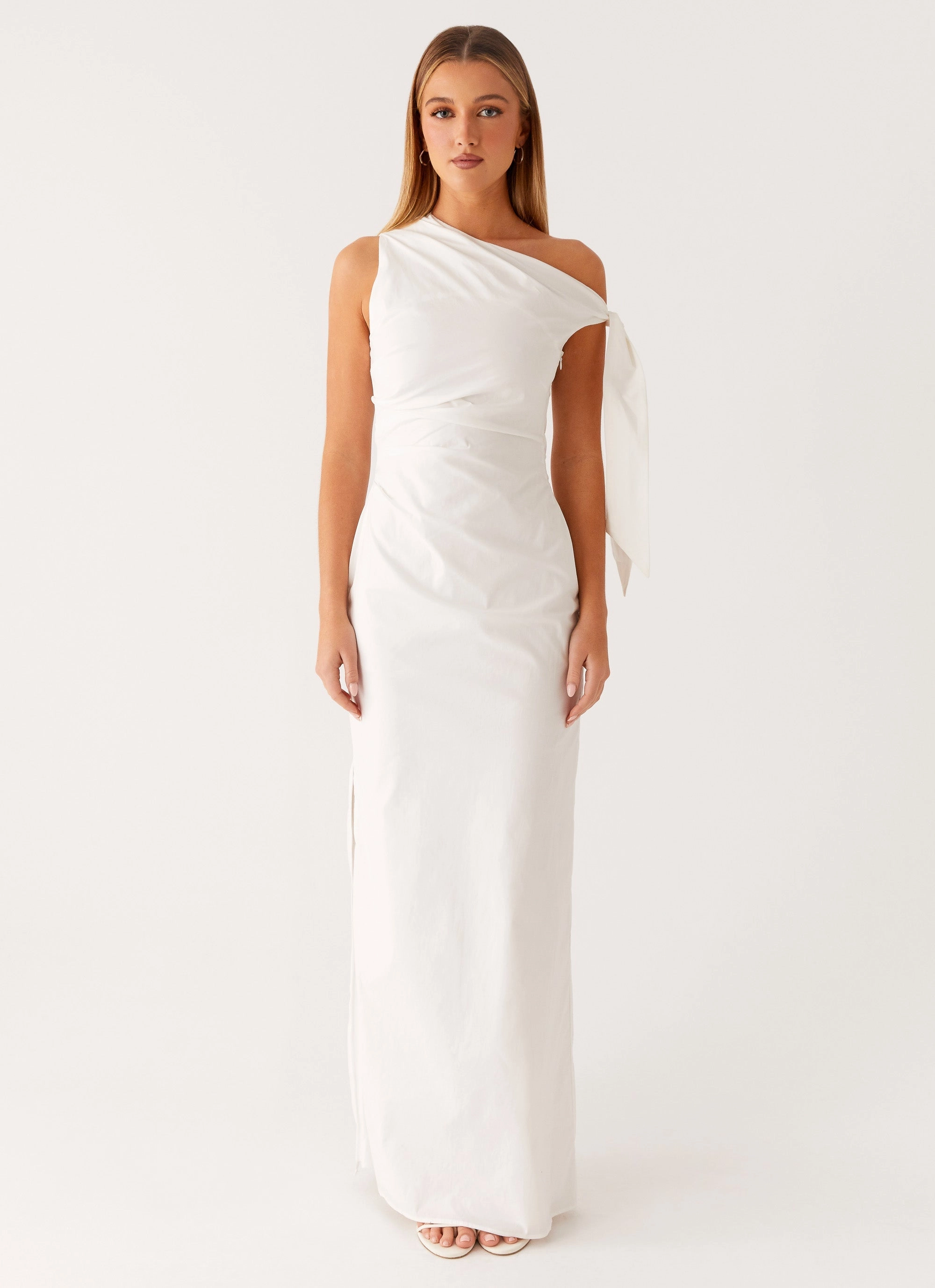 Clean Texture Marella Maxi Dress - Ivory