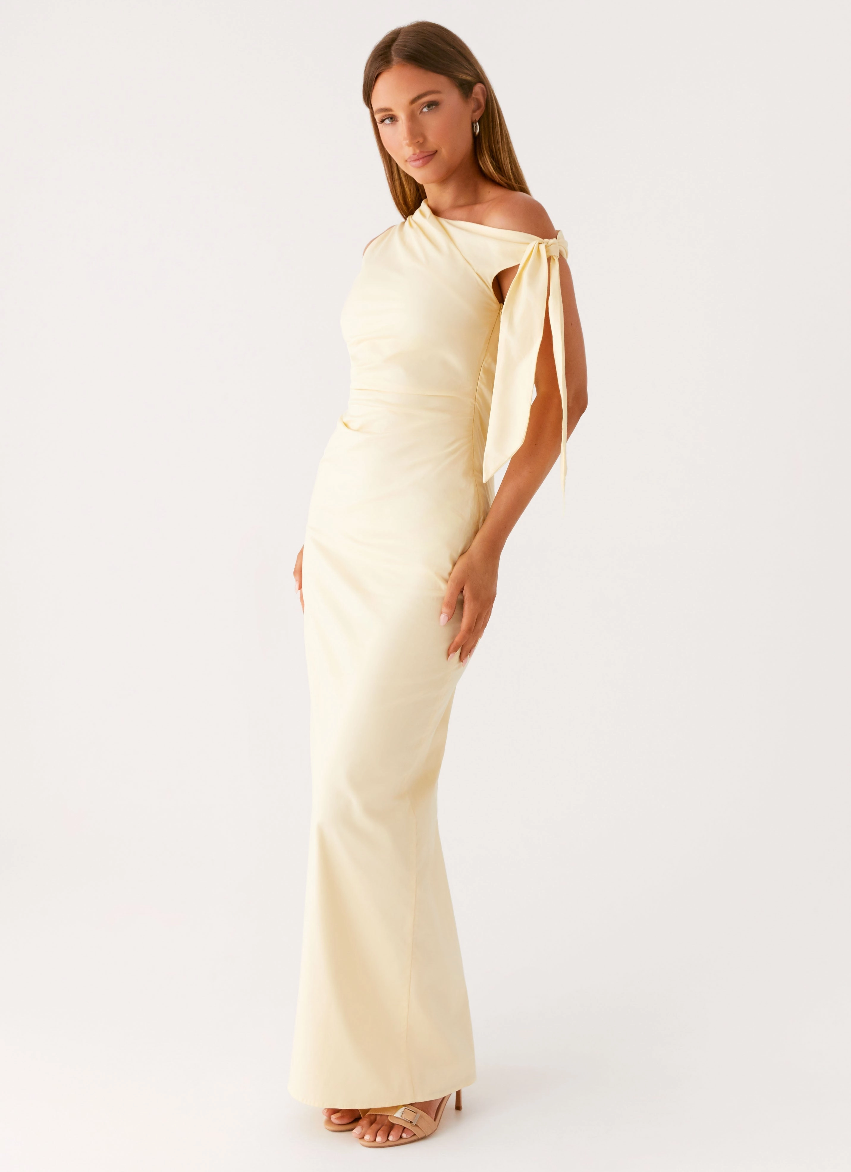 Marella Maxi Dress - Yellow Tailored Comfort