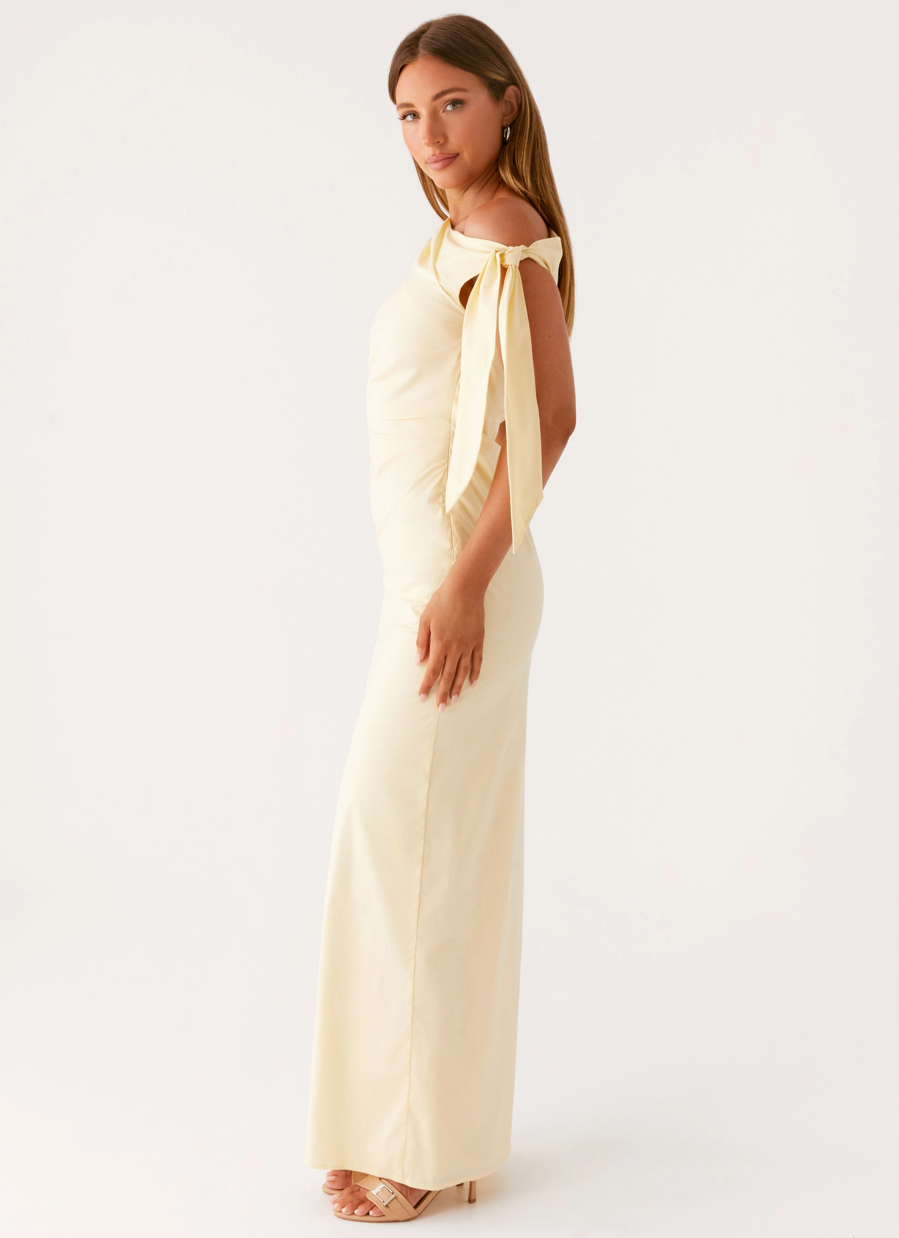 Work or Casual Simple Ease Marella Maxi Dress - Yellow