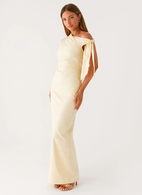 Marella Maxi Dress - Yellow Tailored Comfort