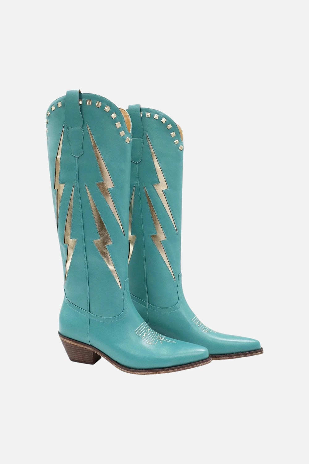 Protective Finish Weather Resistant User Cushioned Step Night Travel Marfa Boots Lainey Turquoise