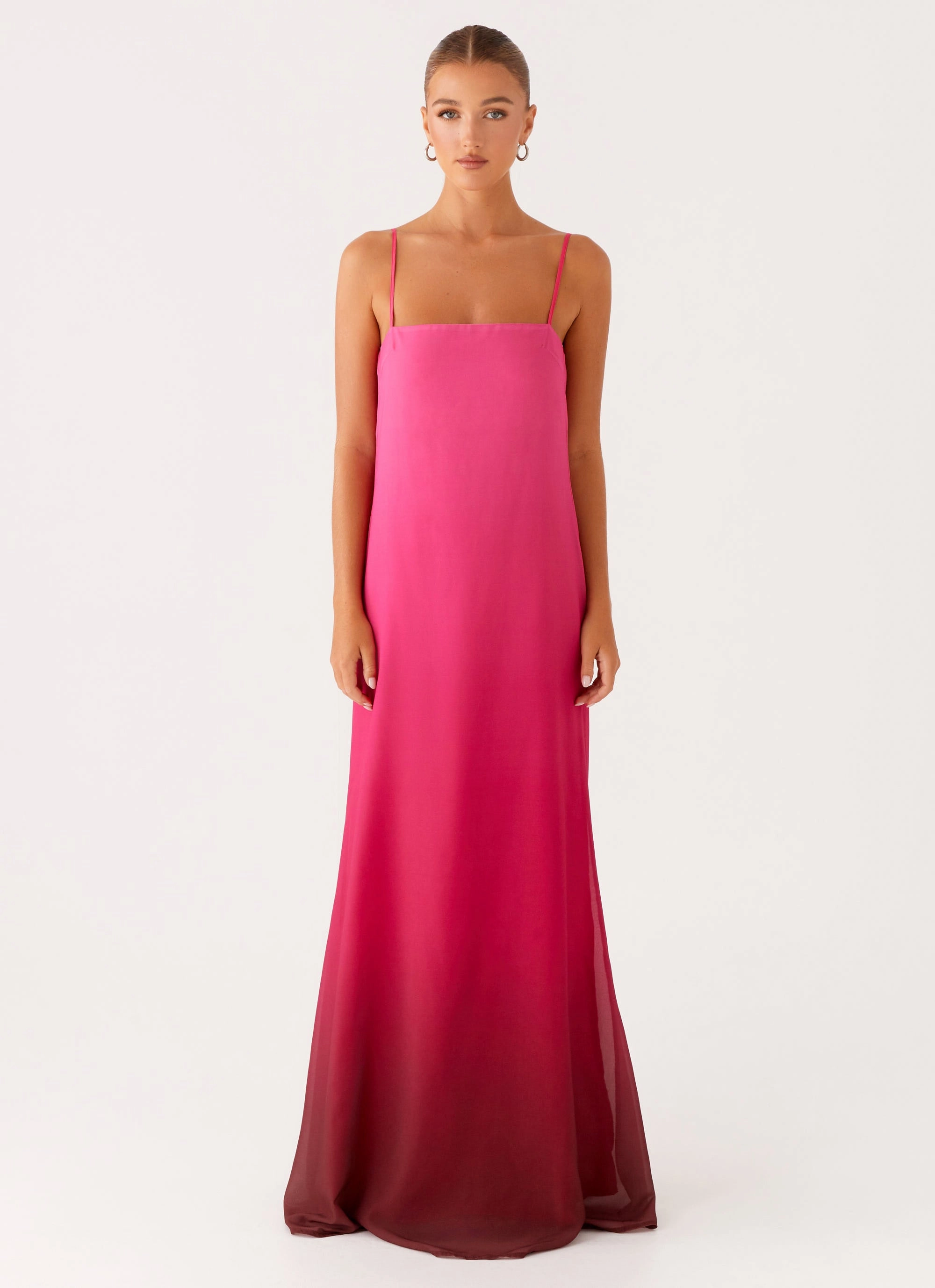 Marianne Maxi Dress - Fuchsia Gradient Light Wear