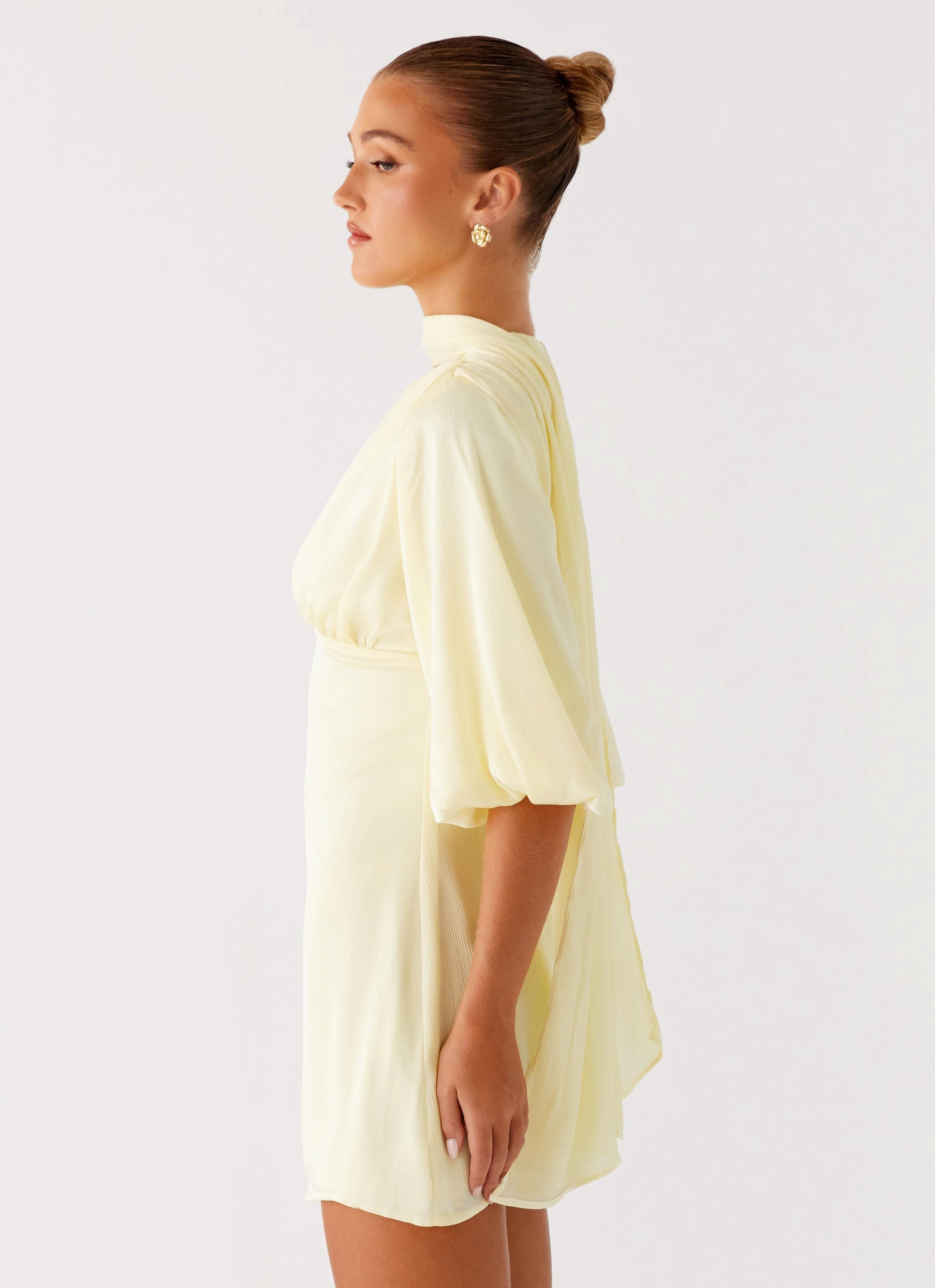 Mary Mini Dress - Yellow Relaxed-fit maxi dress
