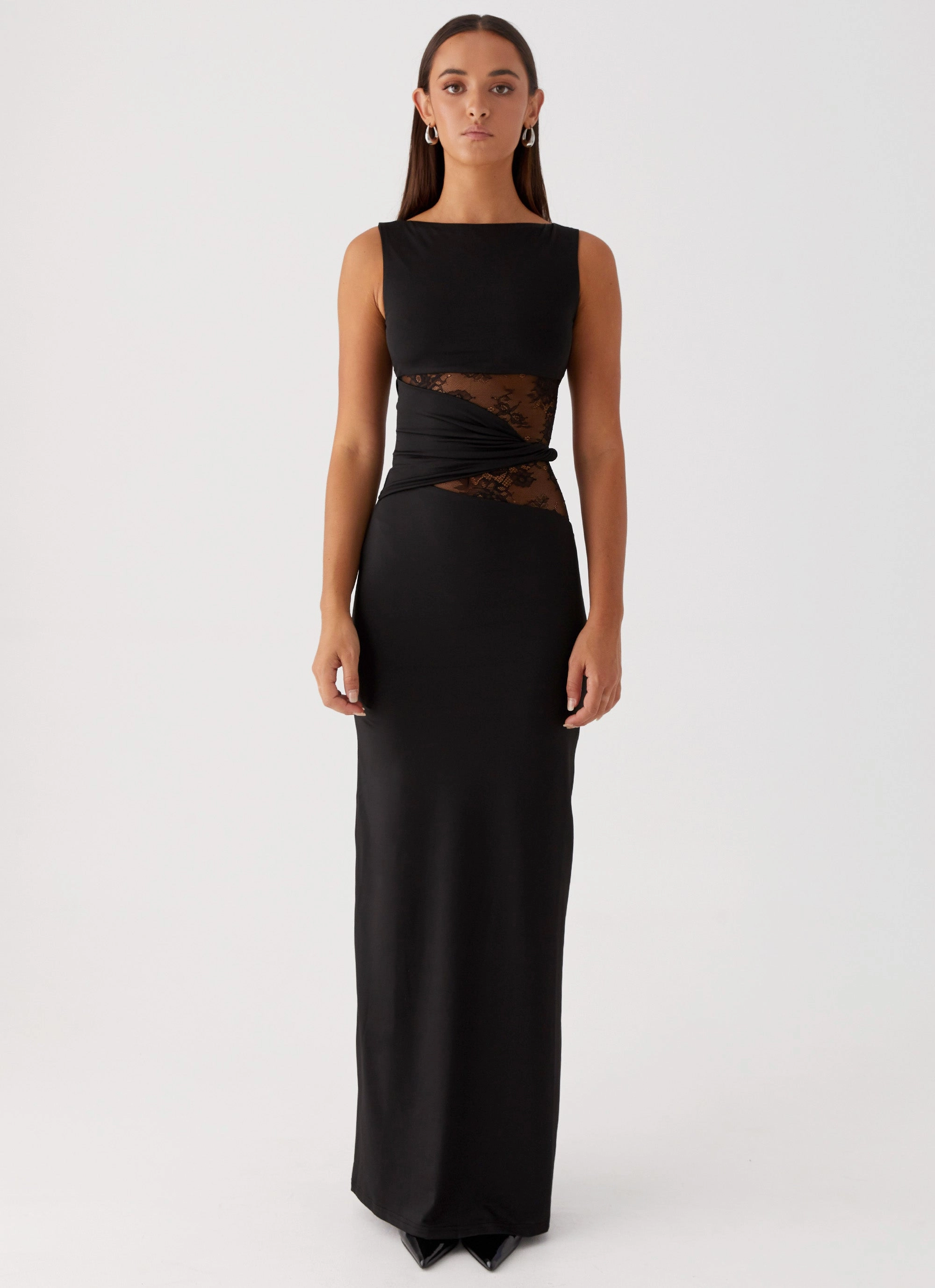 Artistic Detail Karma Maxi Dress - Black
