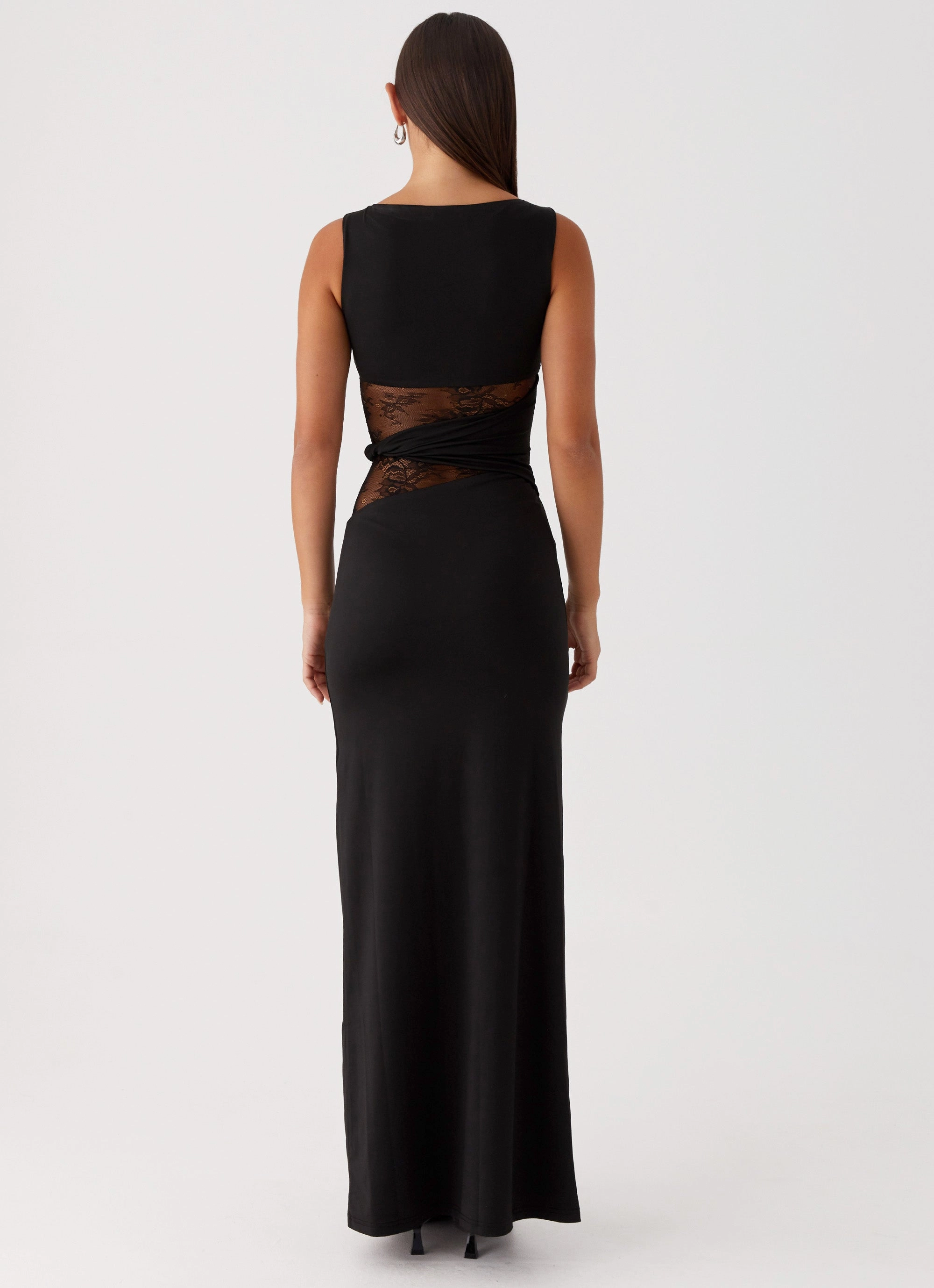 Karma Maxi Dress - Black Sophisticated and Relaxed Rose Flush