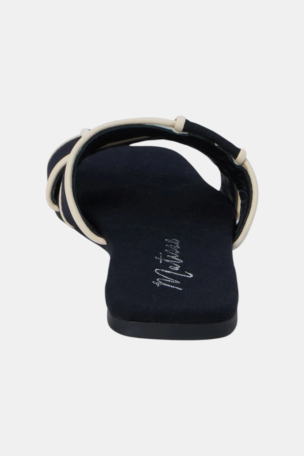 Casual Comfort Slides Moisture Wicking Liner Matisse Biscayne Slide Sandal in Black