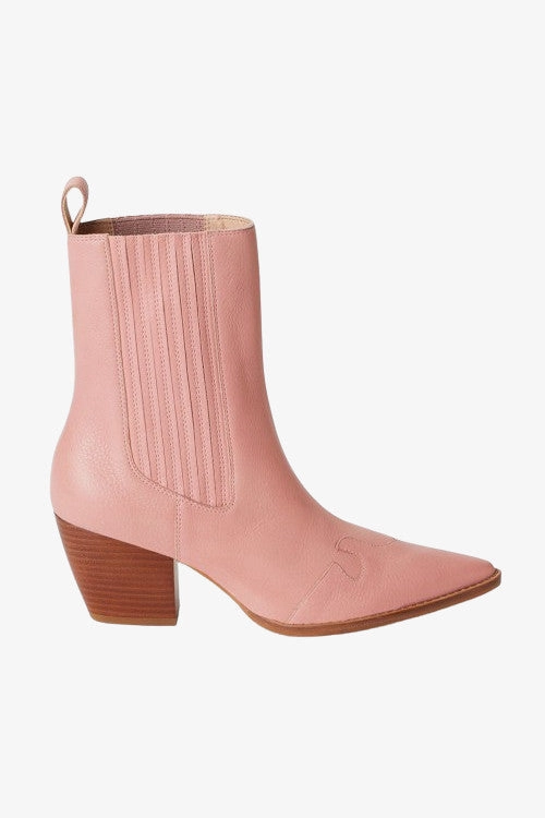Matisse Collins Ankle Booties in Flamingo Pink Adjustable buckle