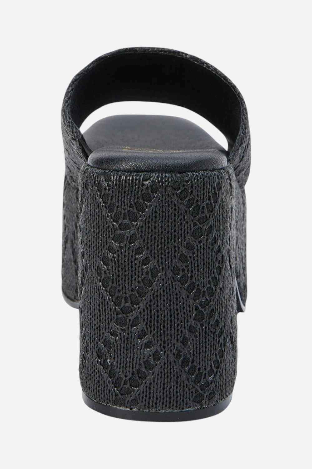 Matisse Como Platform Heel in Ebony Superior Durability Easy Walk Slip