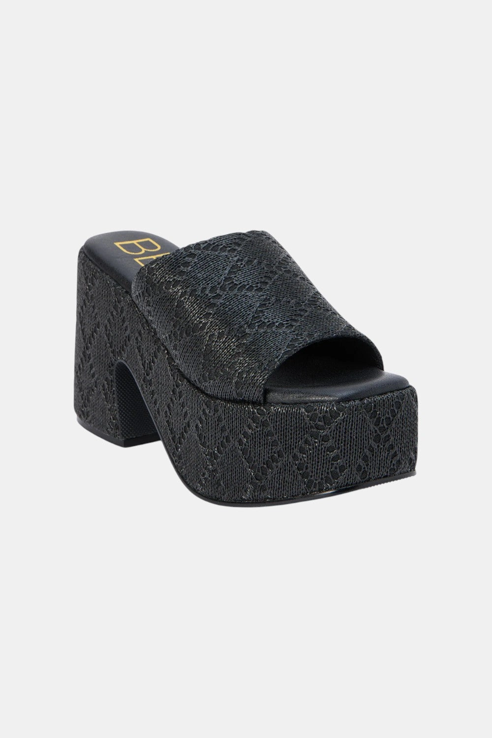 Comfortable relaxation Matisse Como Platform Heel in Ebony