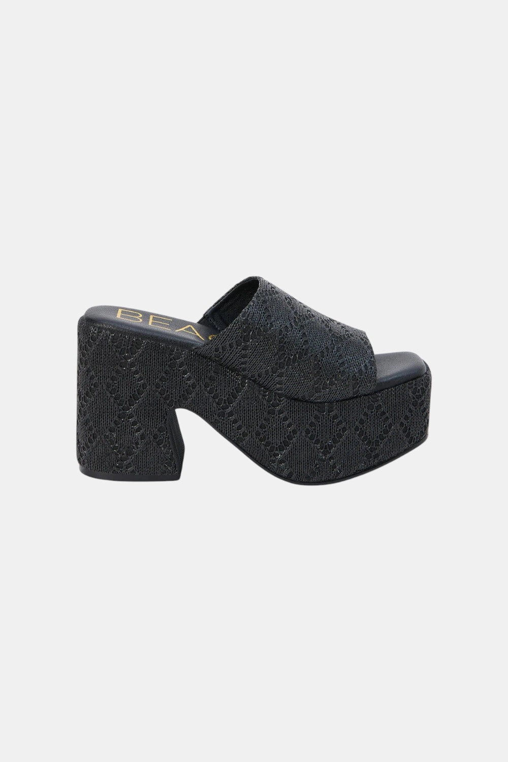 Comfortable Breathability Matisse Como Platform Heel in Ebony