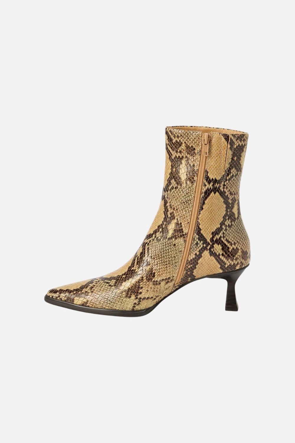 Luxury Wedding Pumps Matisse Gabbie Ankle Boot in Tan Snake