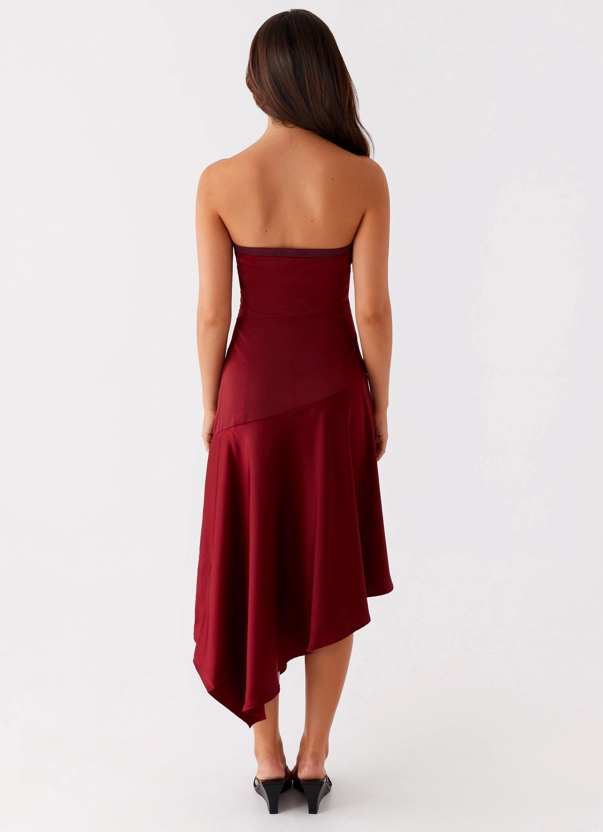 Matisse Midi Dress - Red Simple Bow