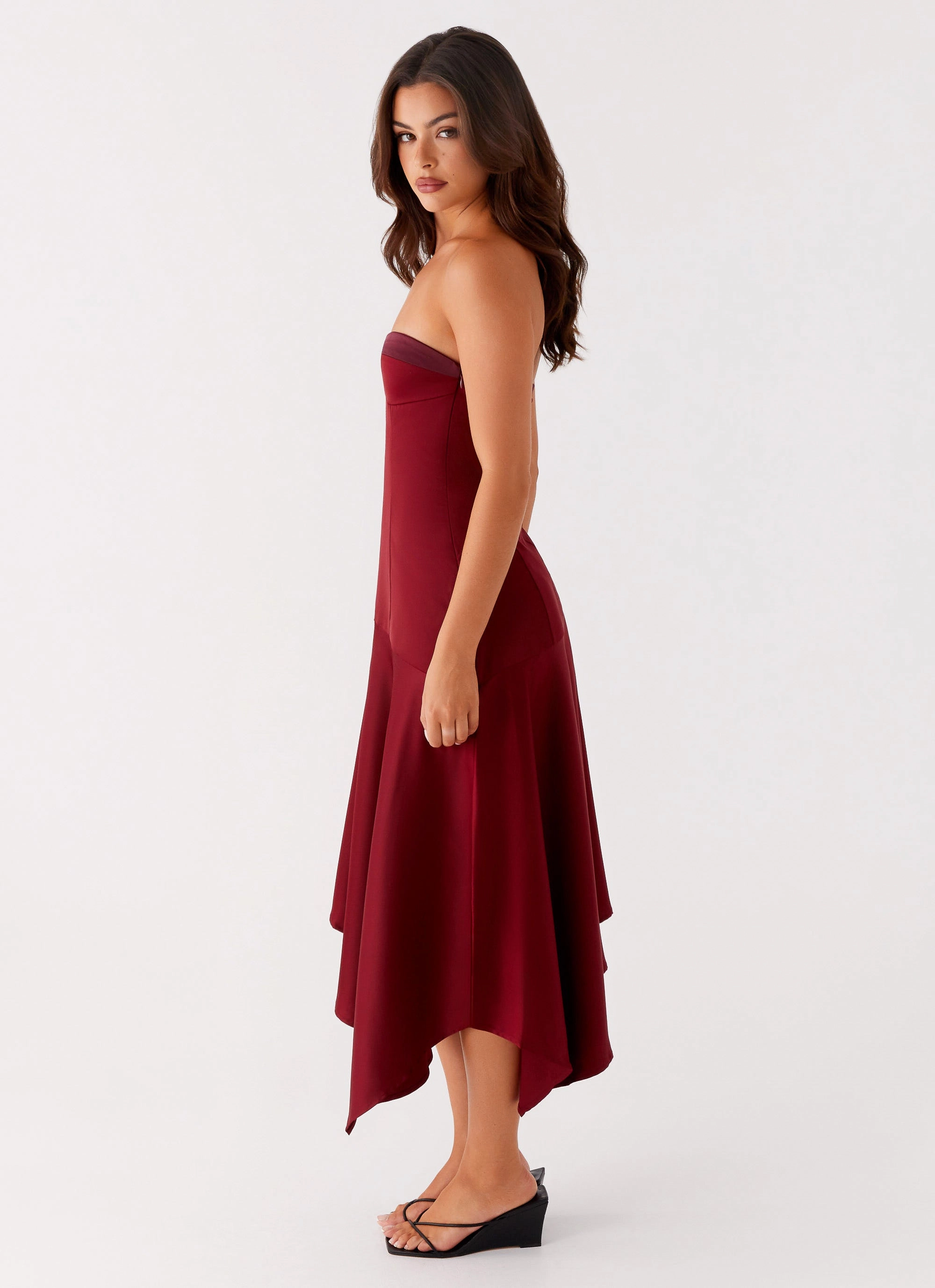 Smart Style Matisse Midi Dress - Red