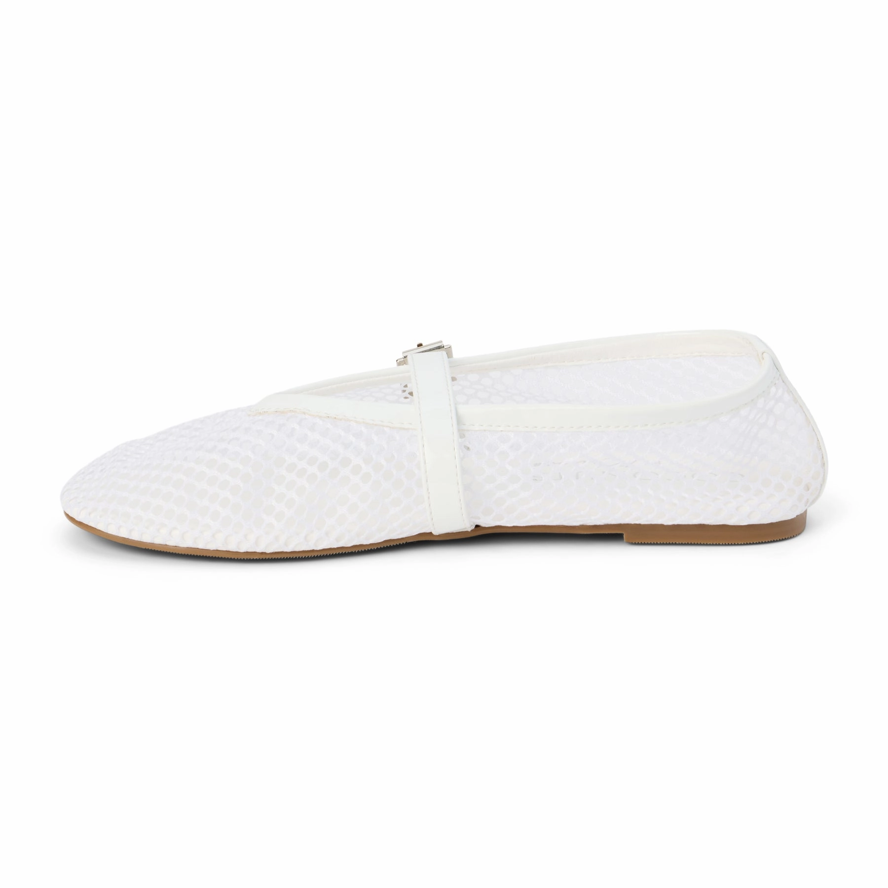 Wood Path Holiday Ready Matisse Nolita Ballet Flats in White