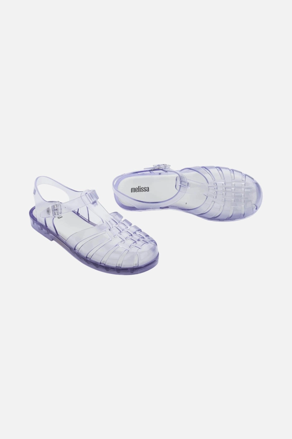 Melissa Possession Jelly Shoe Sandals in Clear Restful Fit