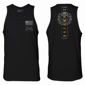 Men's I Survive Tank - Black advertising campaign Collectible